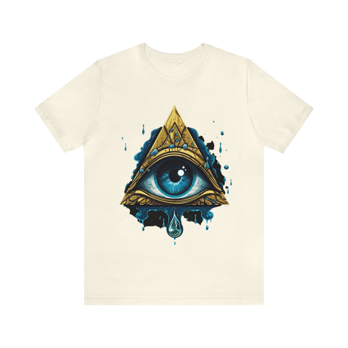 "Enigmatic Gaze" Unisex Jersey Short Sleeve Tee
