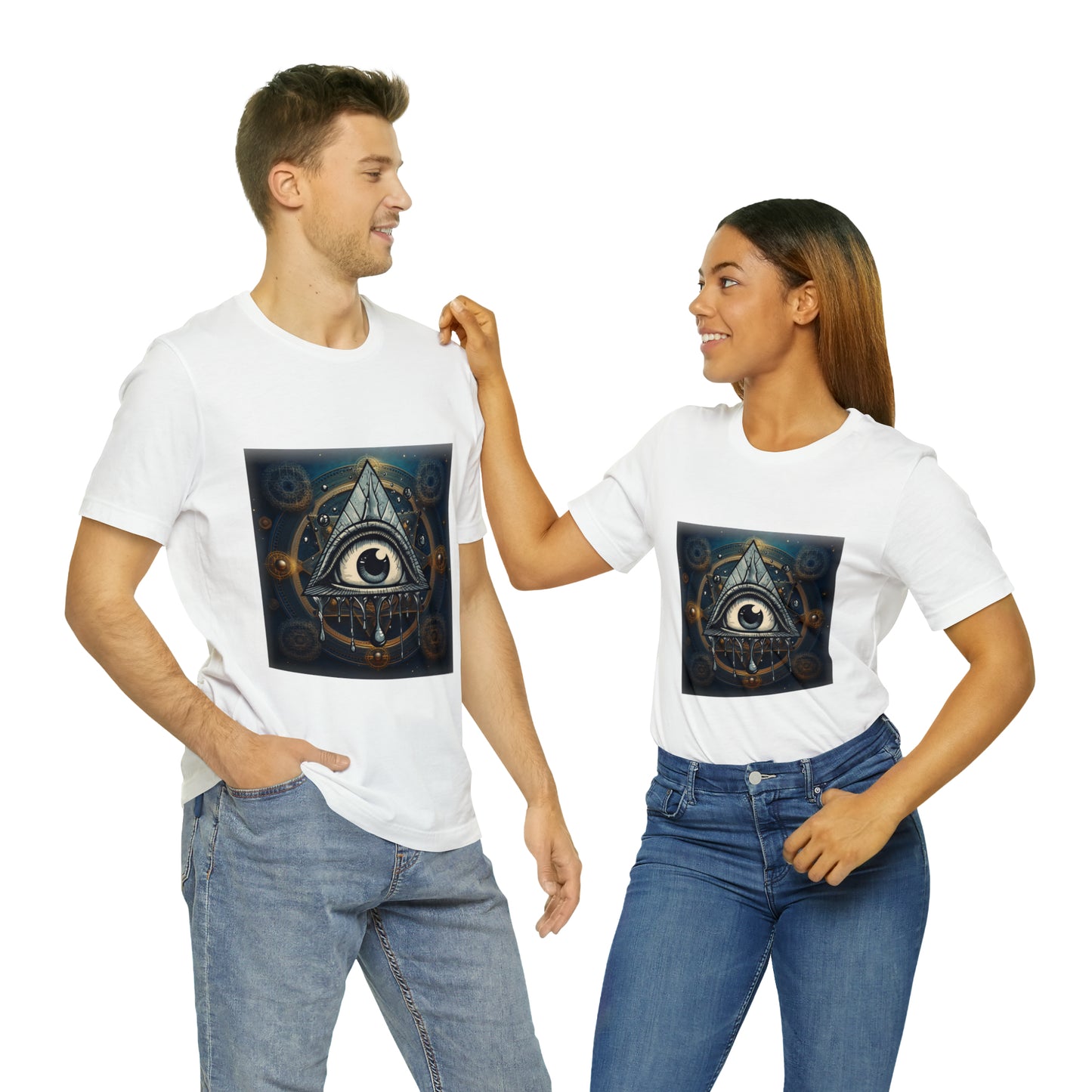 "Enigmatic Geometry" Unisex Jersey Short Sleeve Tee