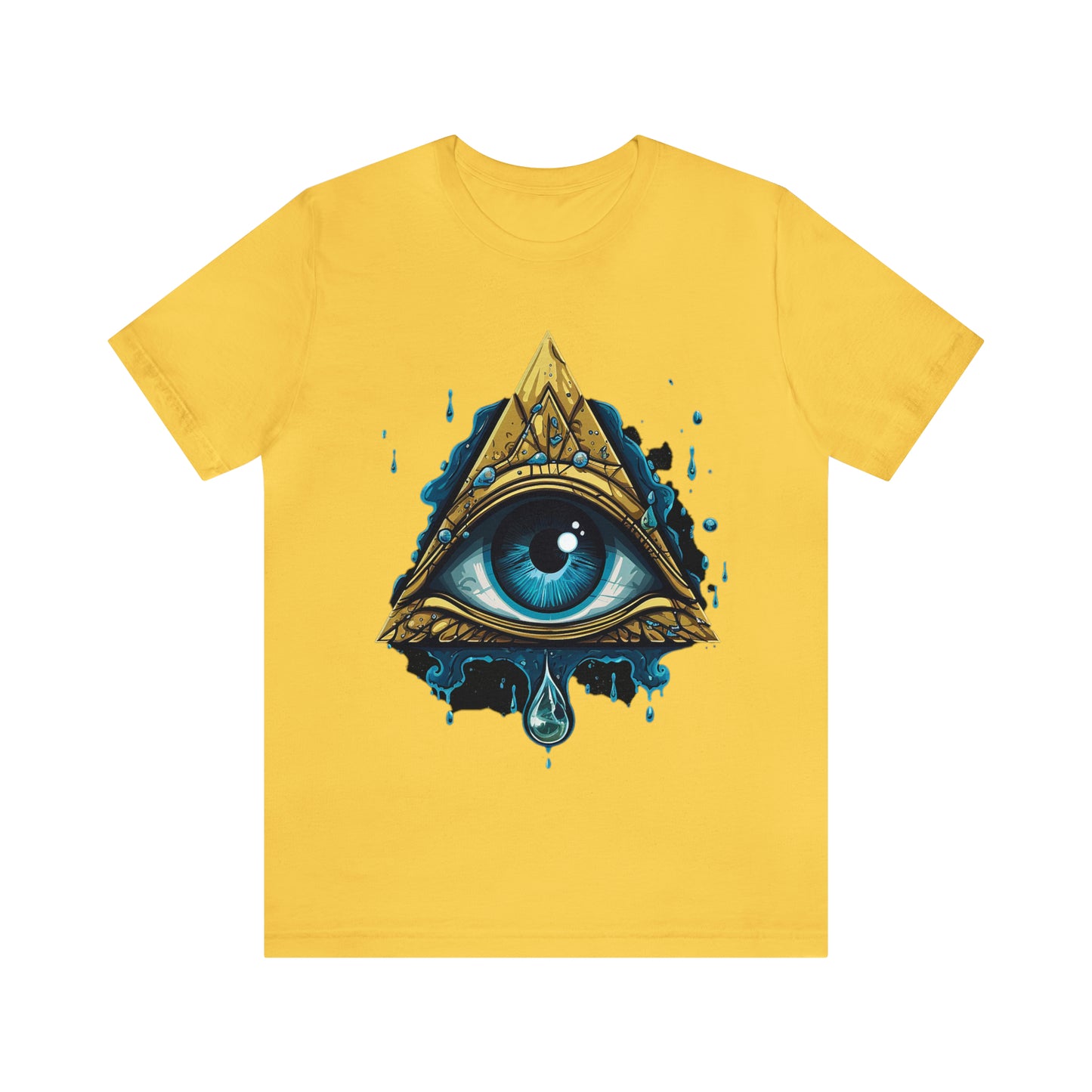 "Enigmatic Gaze" Unisex Jersey Short Sleeve Tee
