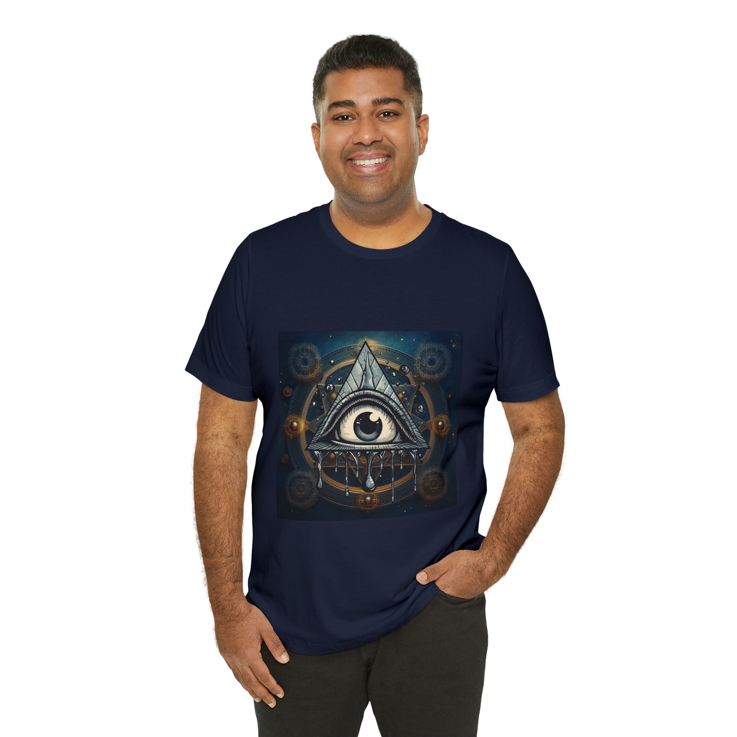 "Enigmatic Geometry" Unisex Jersey Short Sleeve Tee