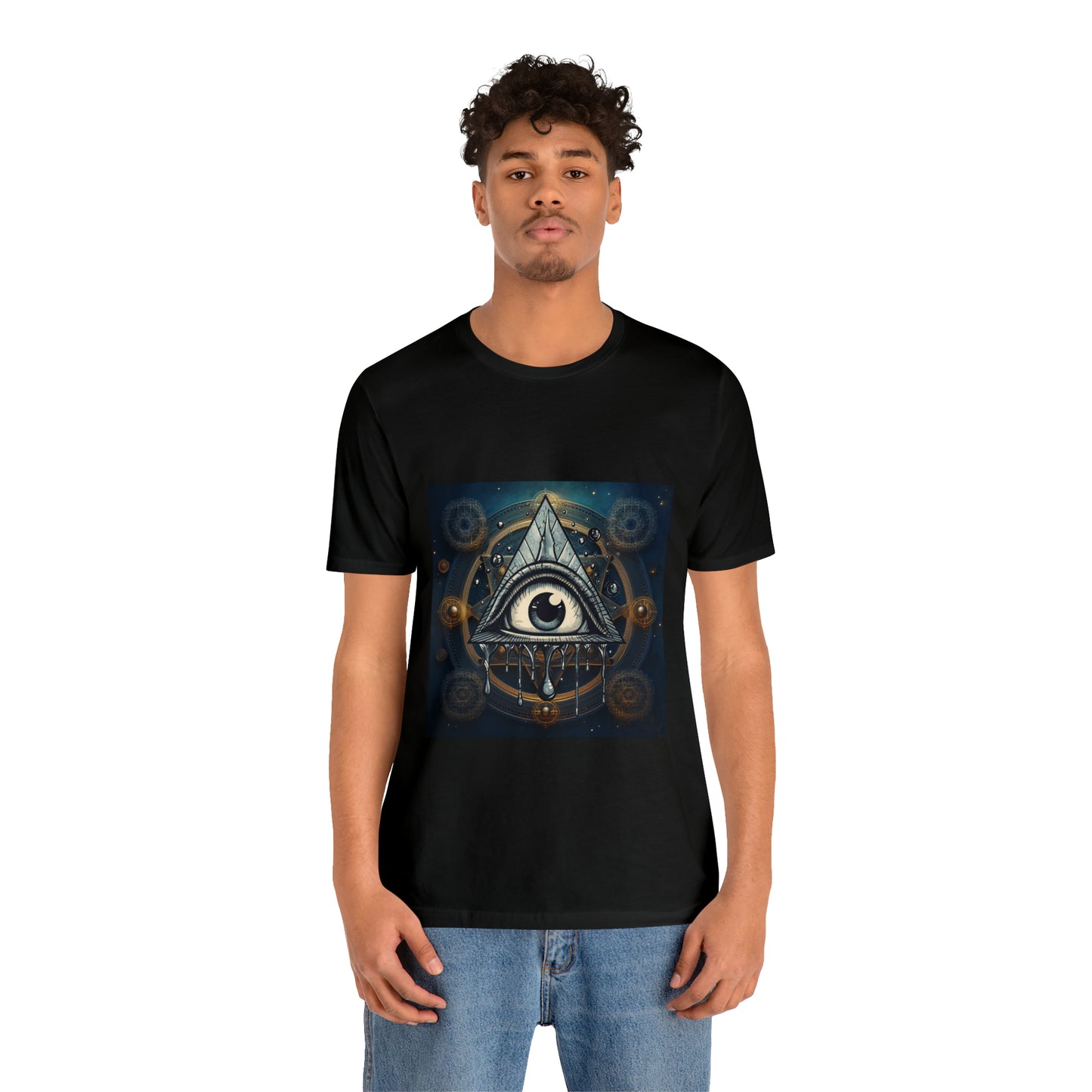 "Enigmatic Geometry" Unisex Jersey Short Sleeve Tee