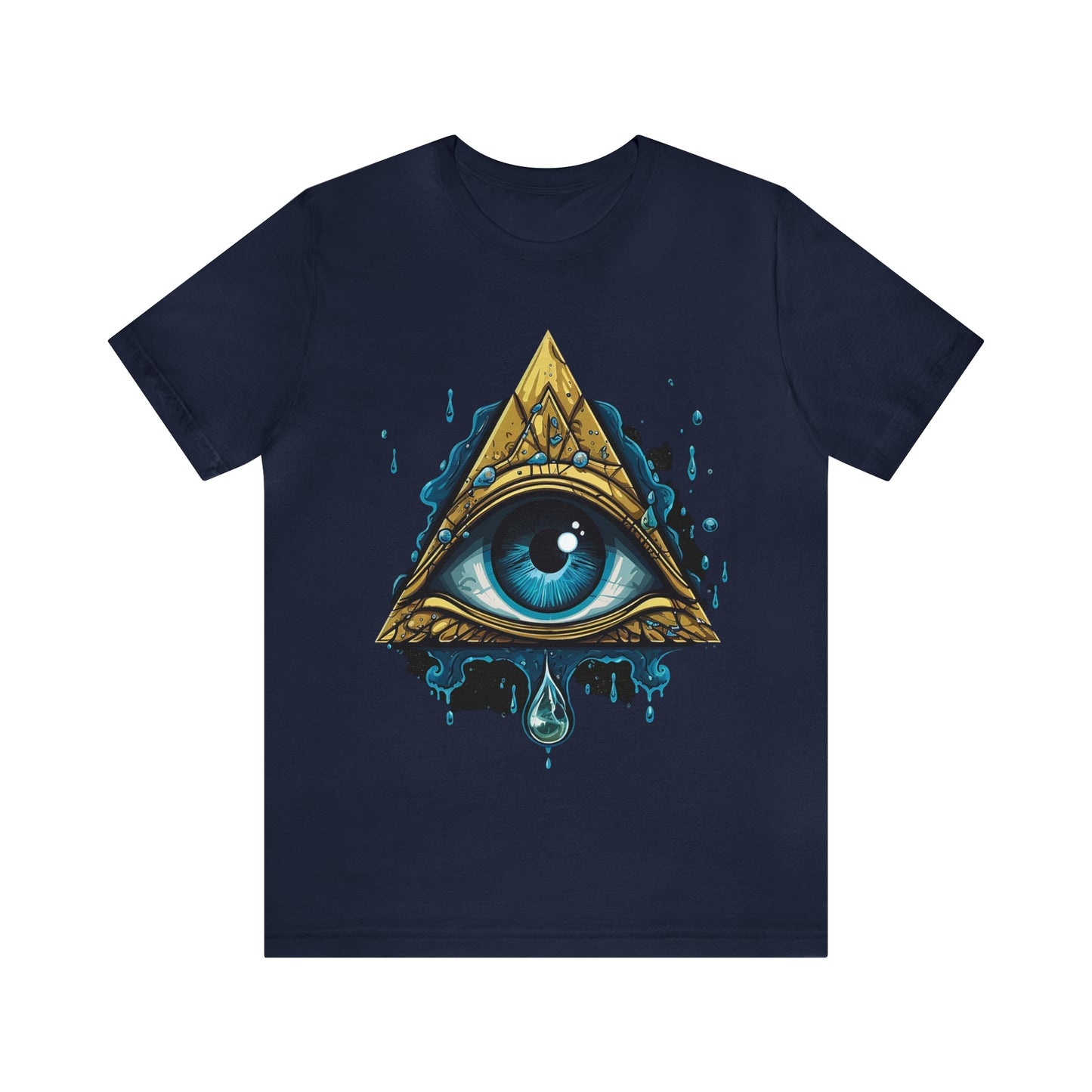 "Enigmatic Gaze" Unisex Jersey Short Sleeve Tee
