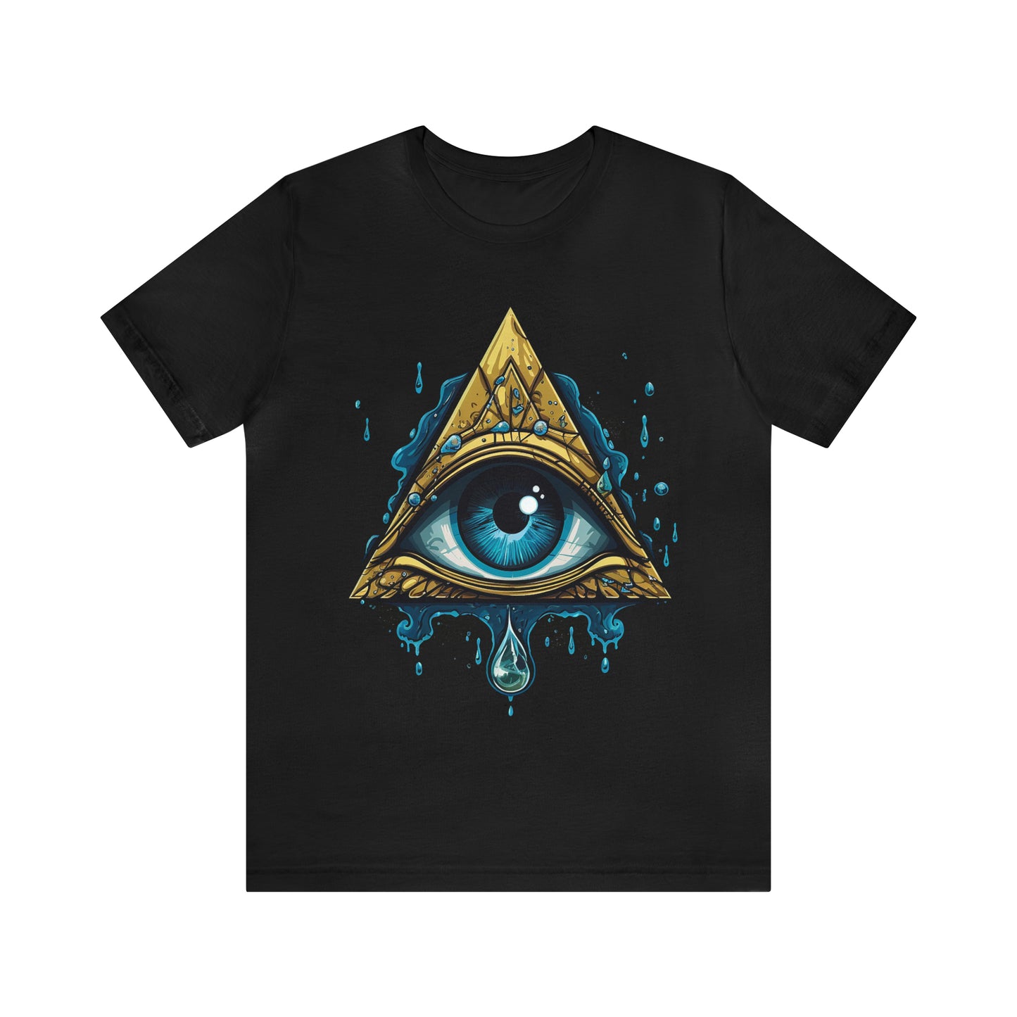 "Enigmatic Gaze" Unisex Jersey Short Sleeve Tee