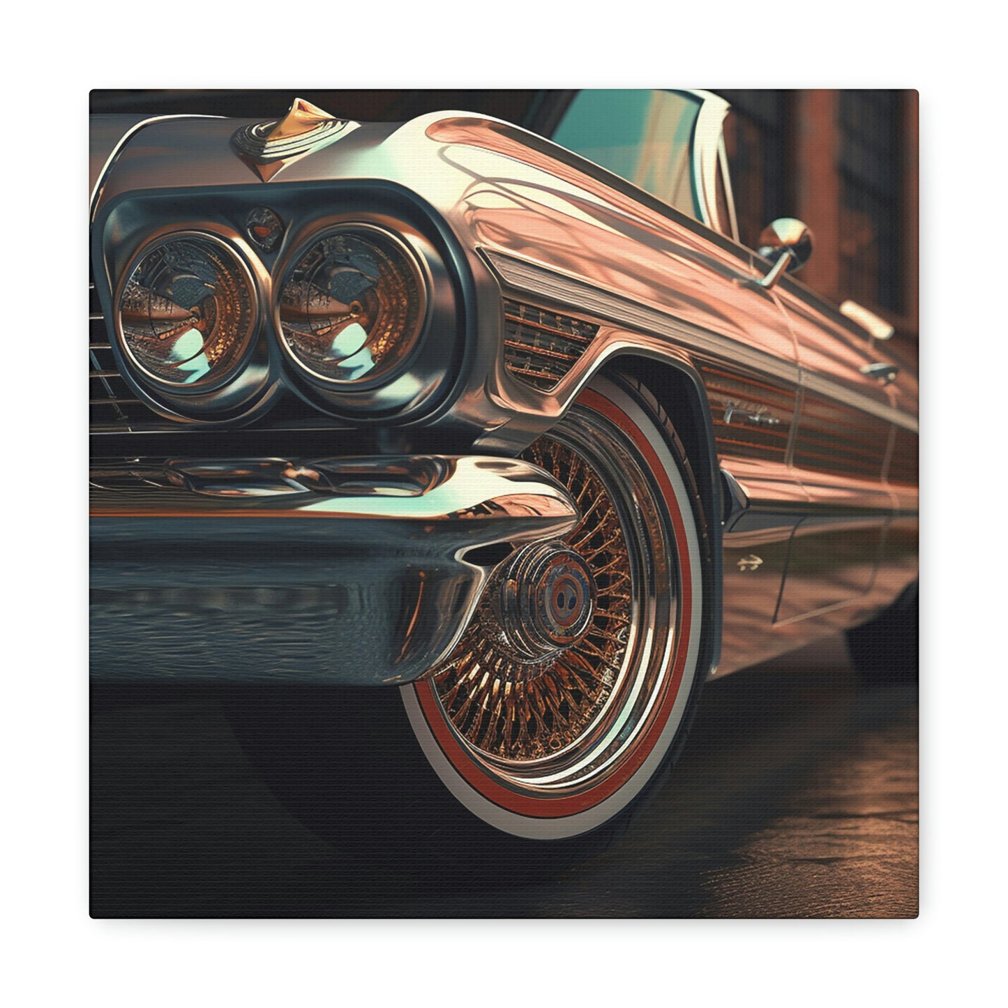 Gold Lowrider (Canvas)