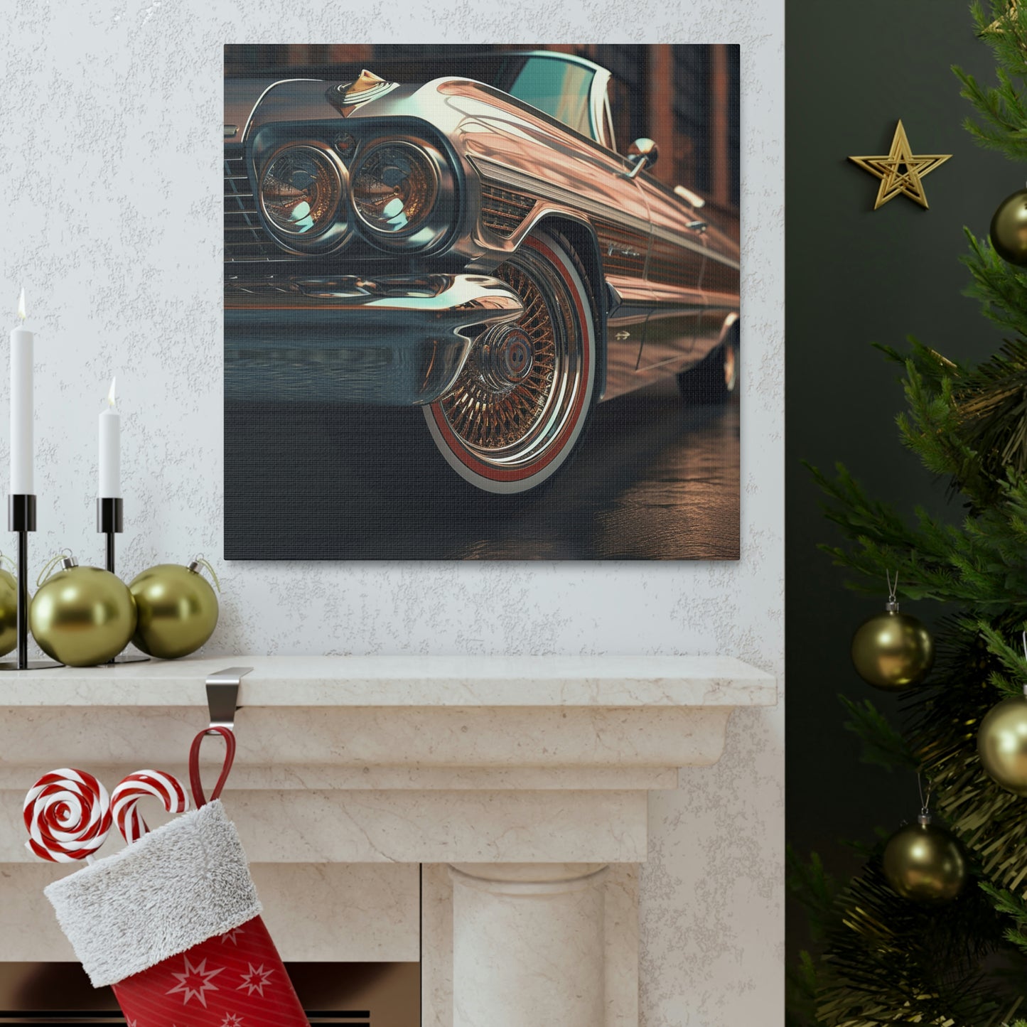 Gold Lowrider (Canvas)