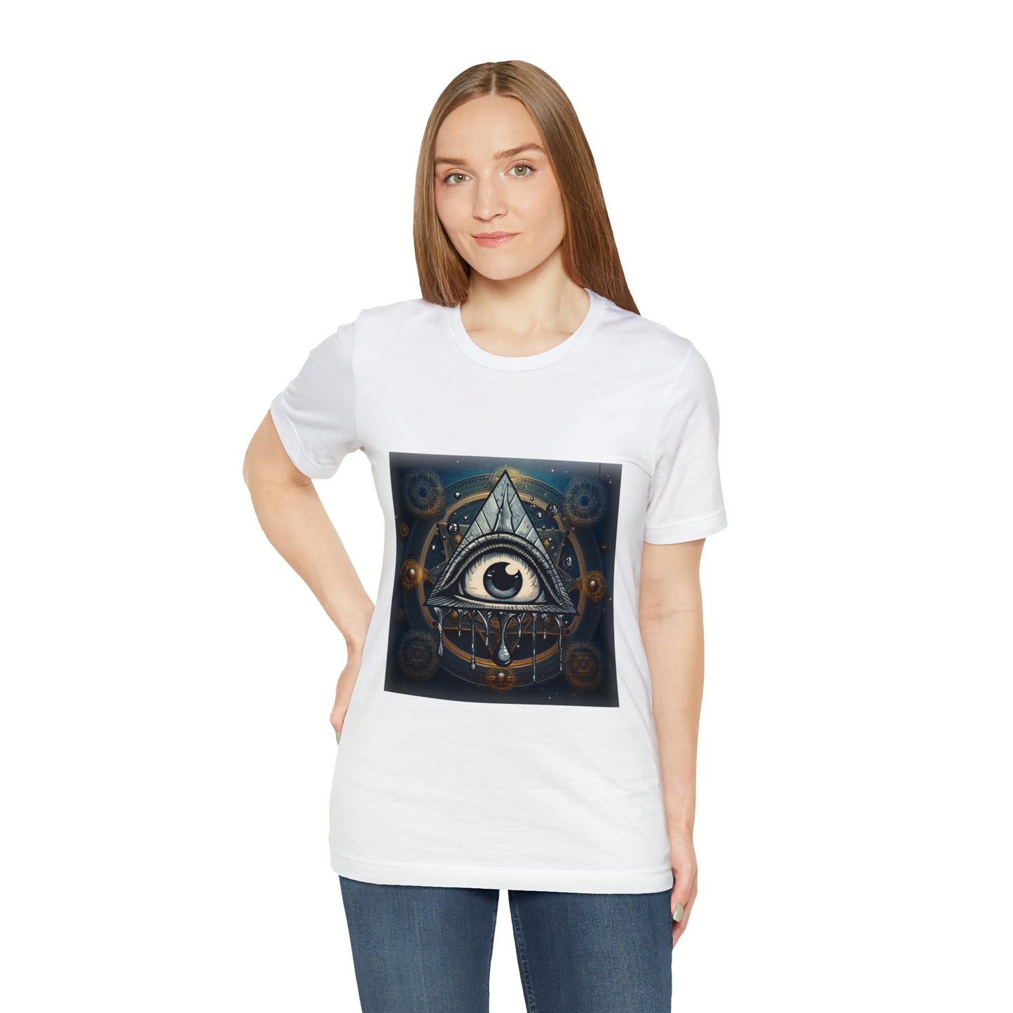 "Enigmatic Geometry" Unisex Jersey Short Sleeve Tee
