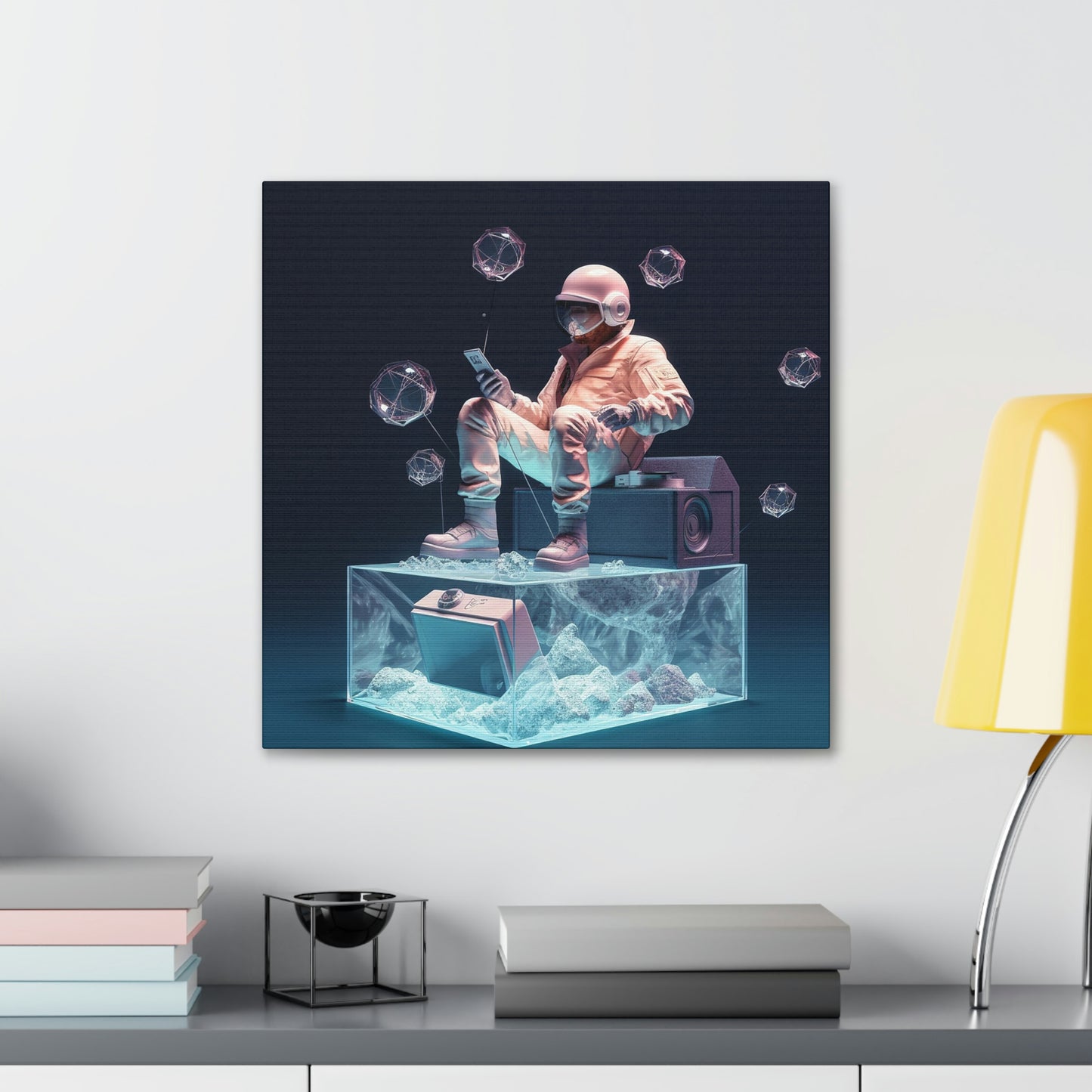 "Abstract Music Man" (Canvas)