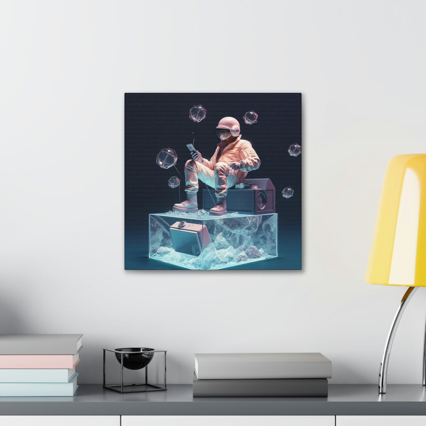 "Abstract Music Man" (Canvas)