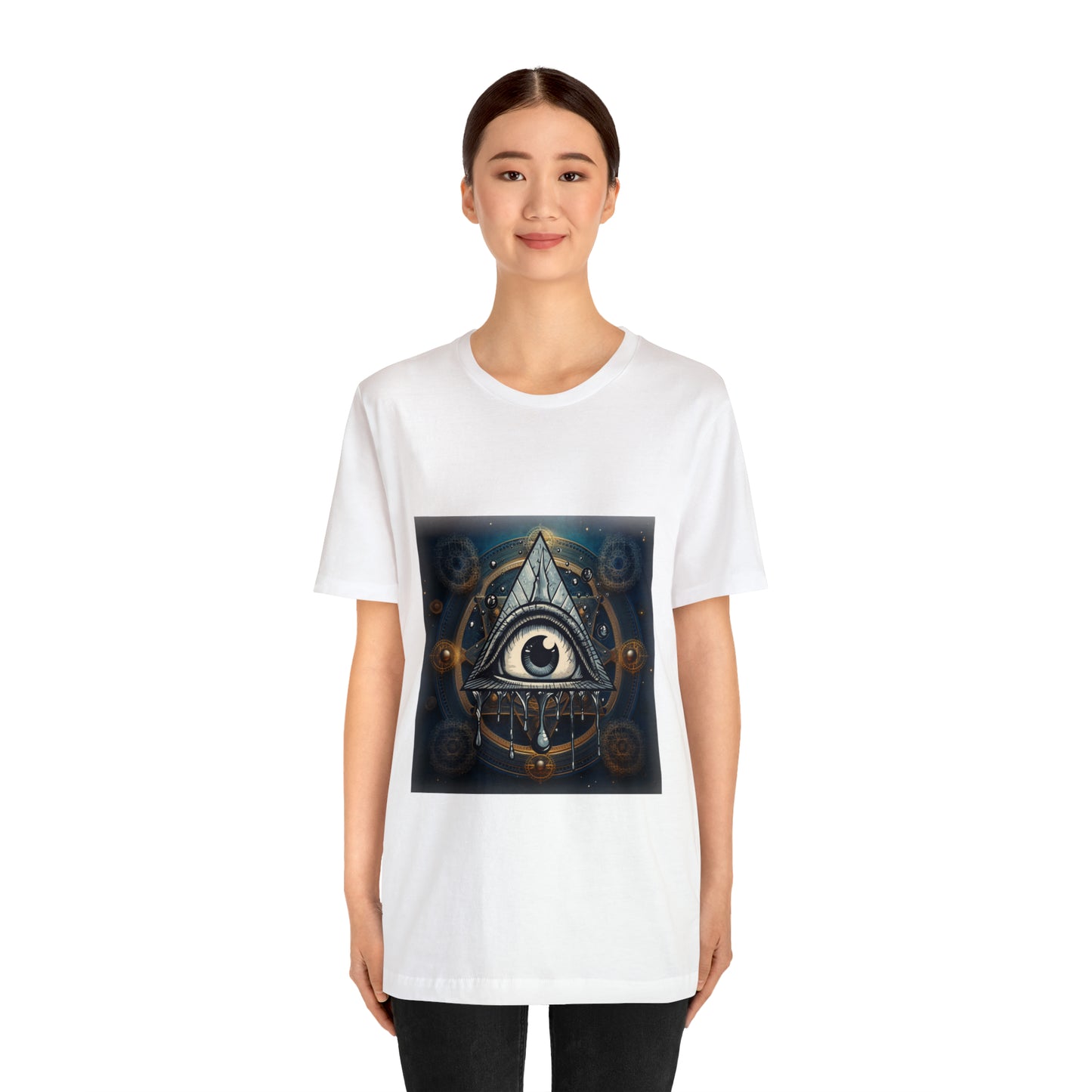 "Enigmatic Geometry" Unisex Jersey Short Sleeve Tee
