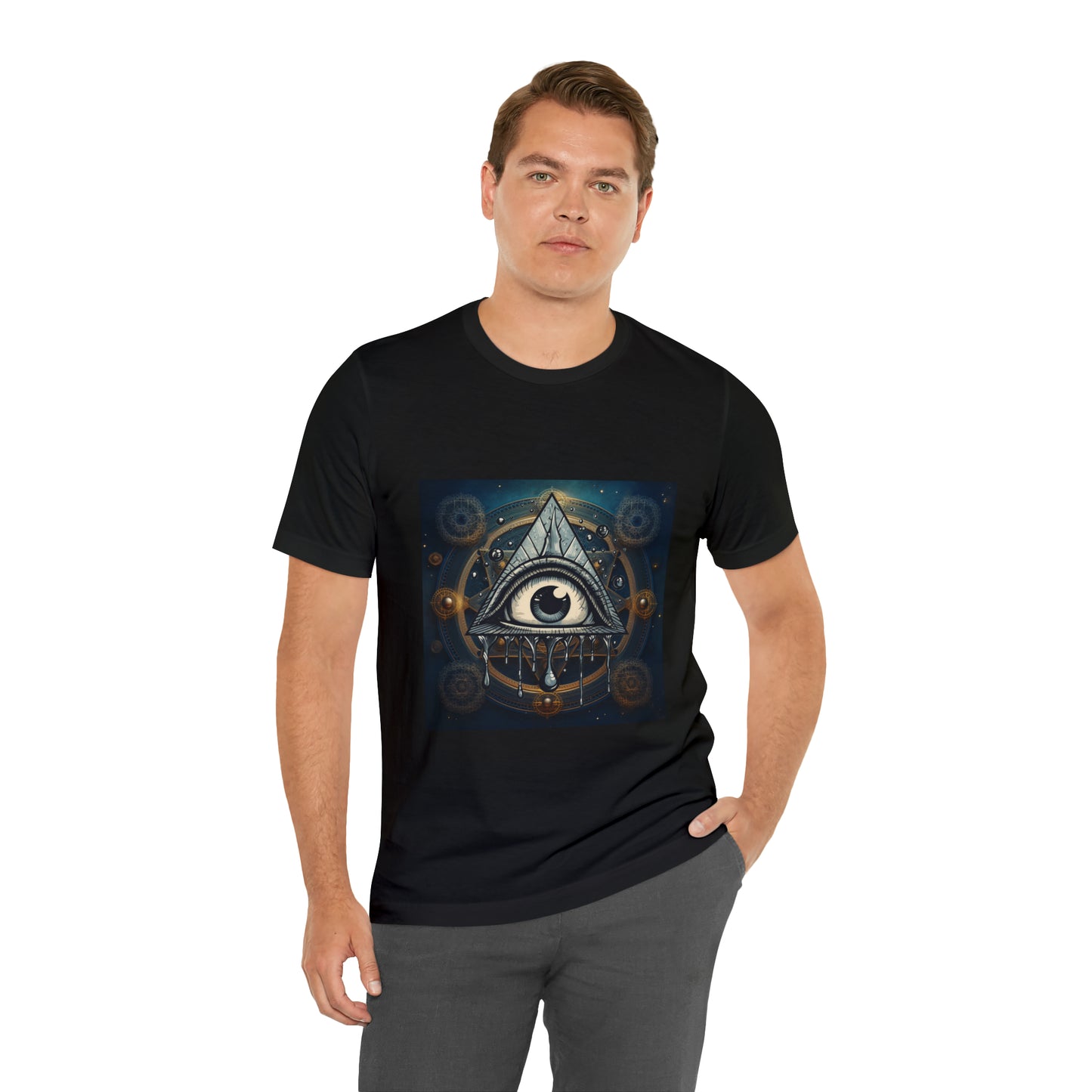 "Enigmatic Geometry" Unisex Jersey Short Sleeve Tee