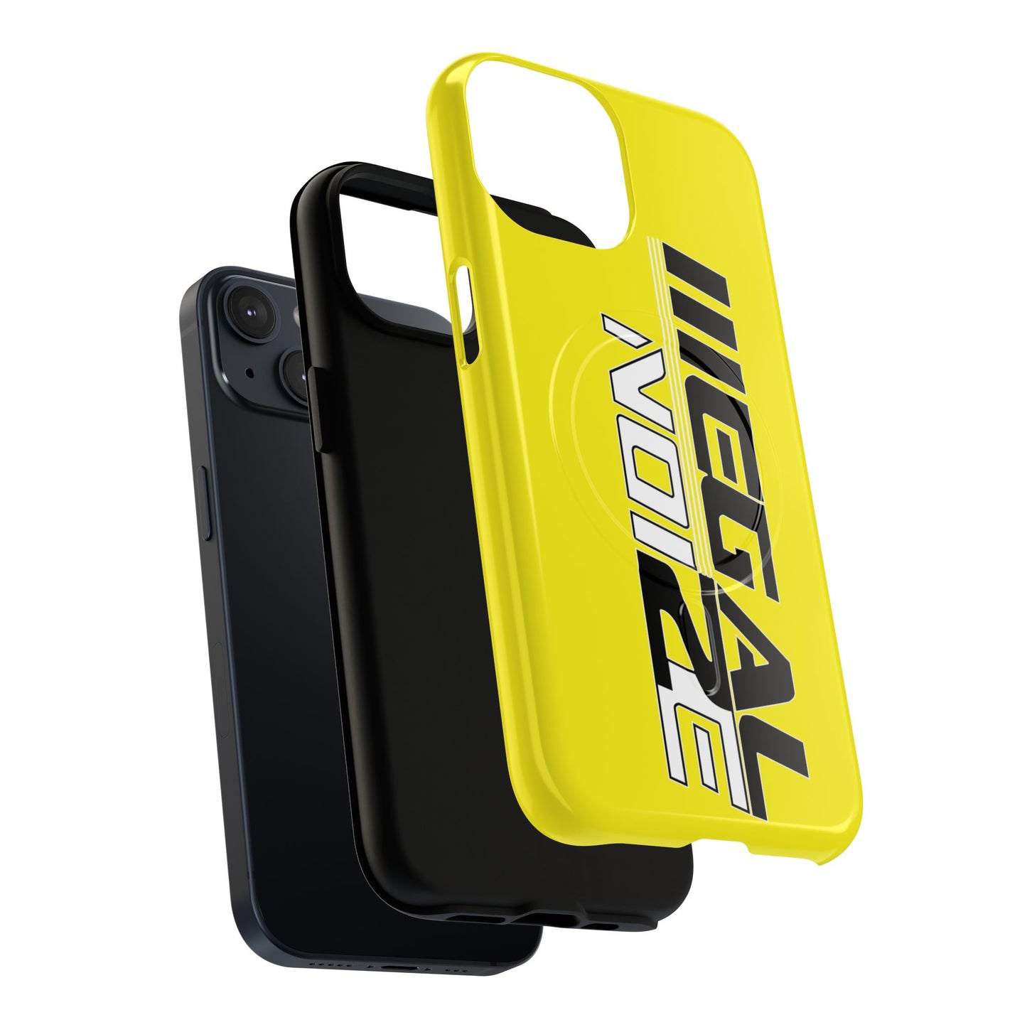 Illegal NoiZe Yellow Tough Magnetic iPhone Case