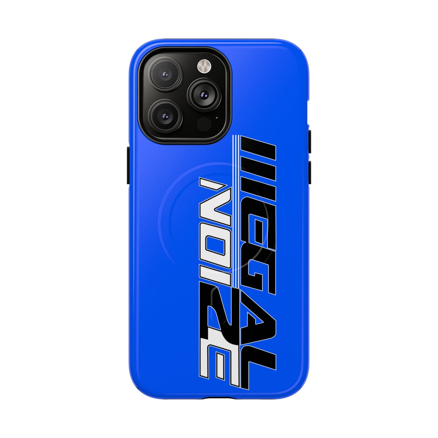 Illegal NoiZe Electric Blue Tough Magnetic iPhone Case