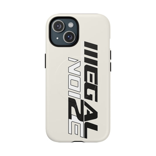 Illegal NoiZe Frost White Tough Magnetic iPhone Case