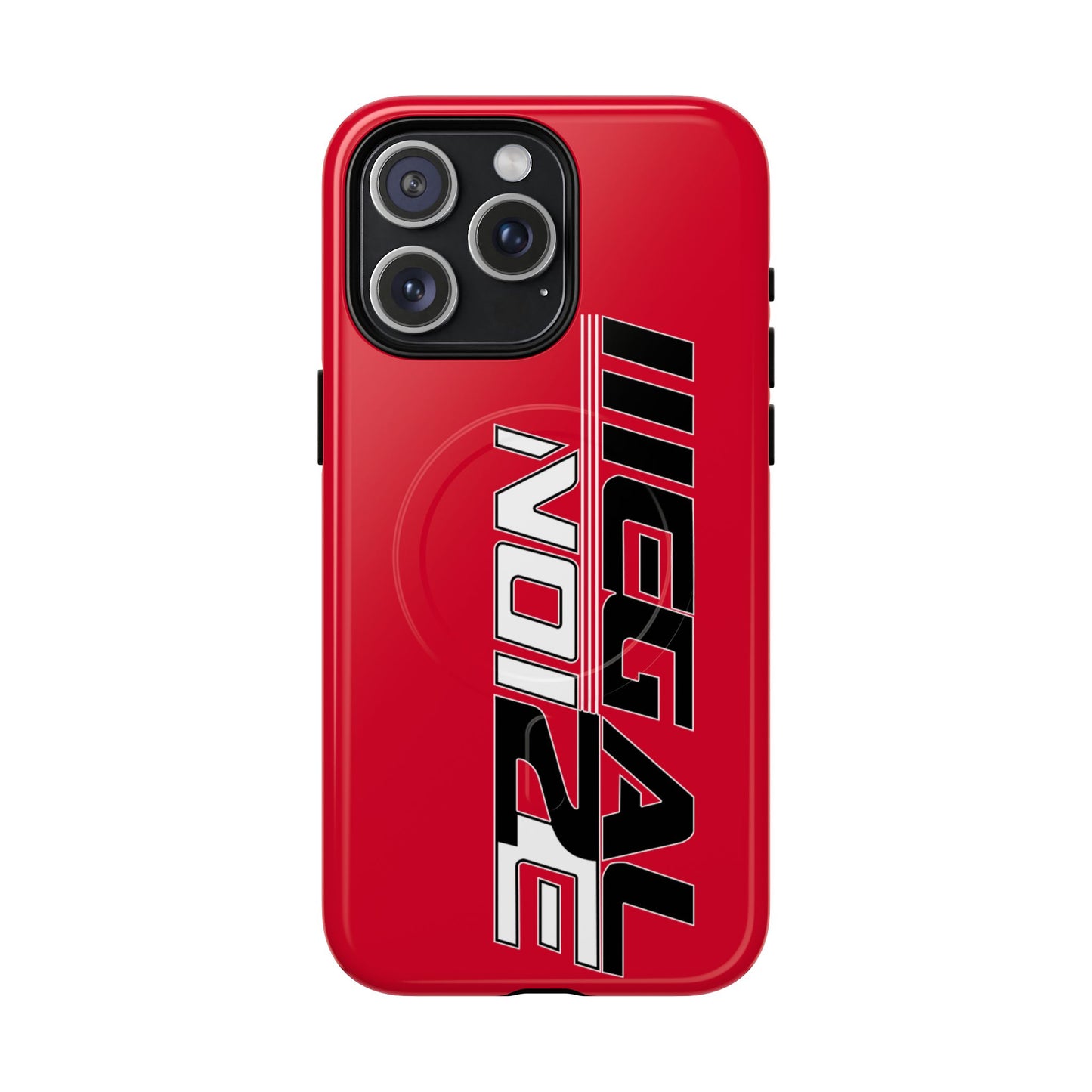 Illegal NoiZe Racing Red Tough Magnetic iPhone Case