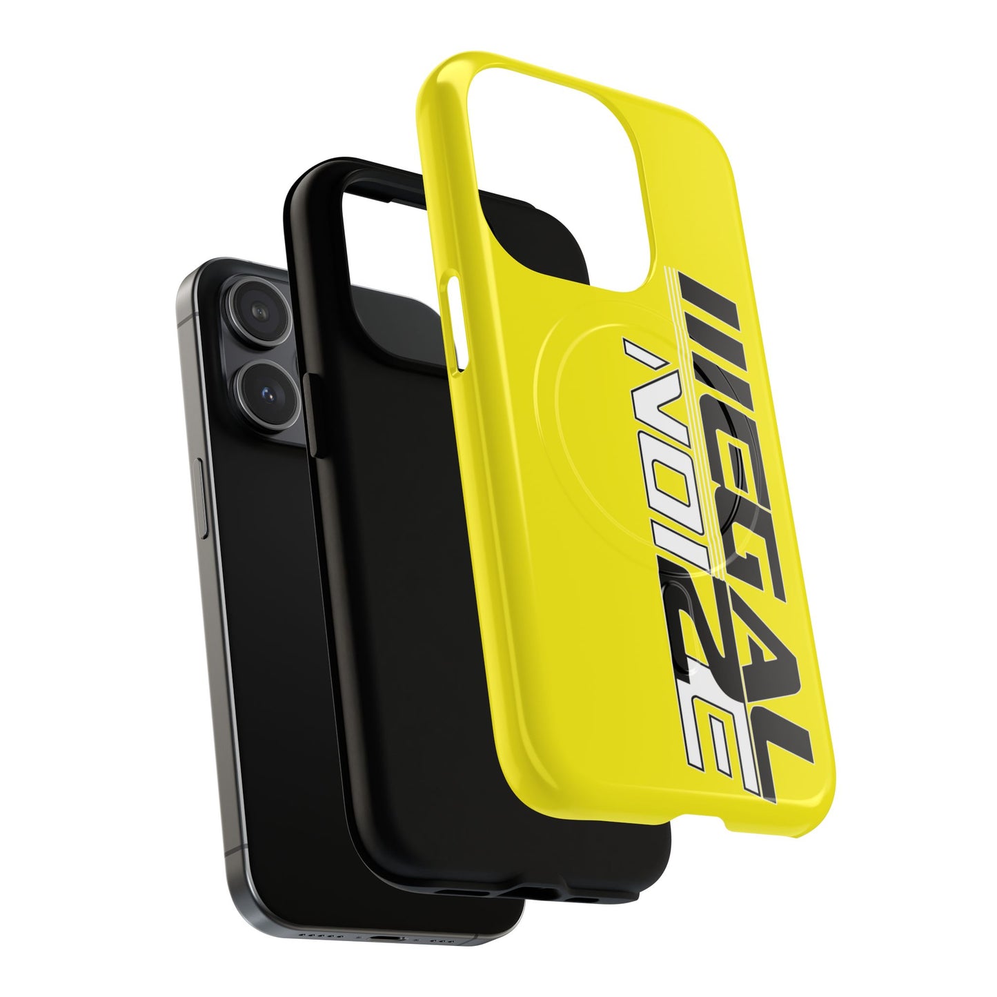 Illegal NoiZe Yellow Tough Magnetic iPhone Case
