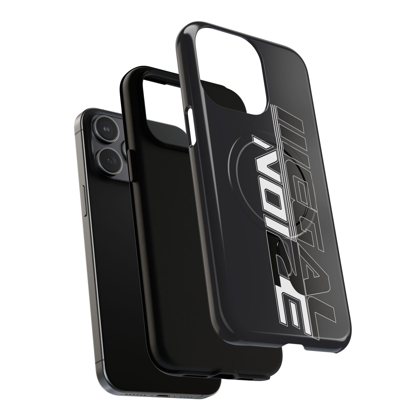 Illegal NoiZe Gunmetal Graphite Tough Magnetic iPhone Case