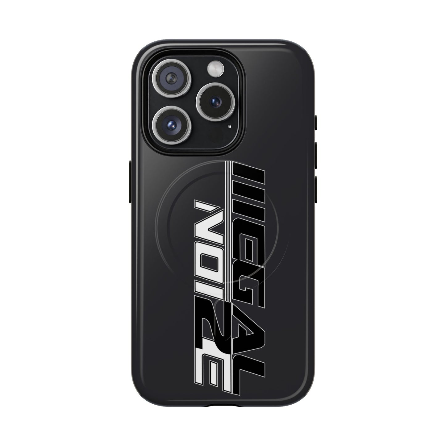 Illegal NoiZe Gunmetal Graphite Tough Magnetic iPhone Case
