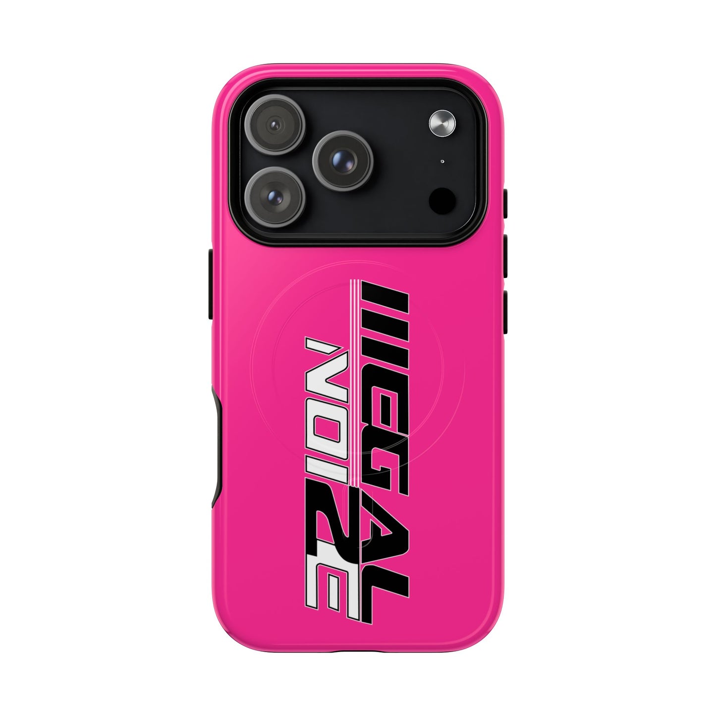 Illegal NoiZe Hot Pink Tough Magnetic iPhone Case