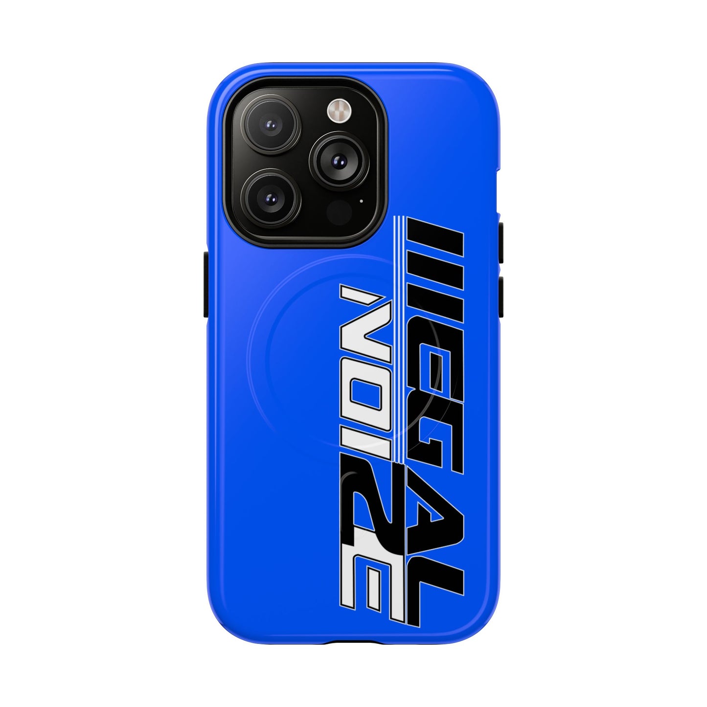 Illegal NoiZe Electric Blue Tough Magnetic iPhone Case