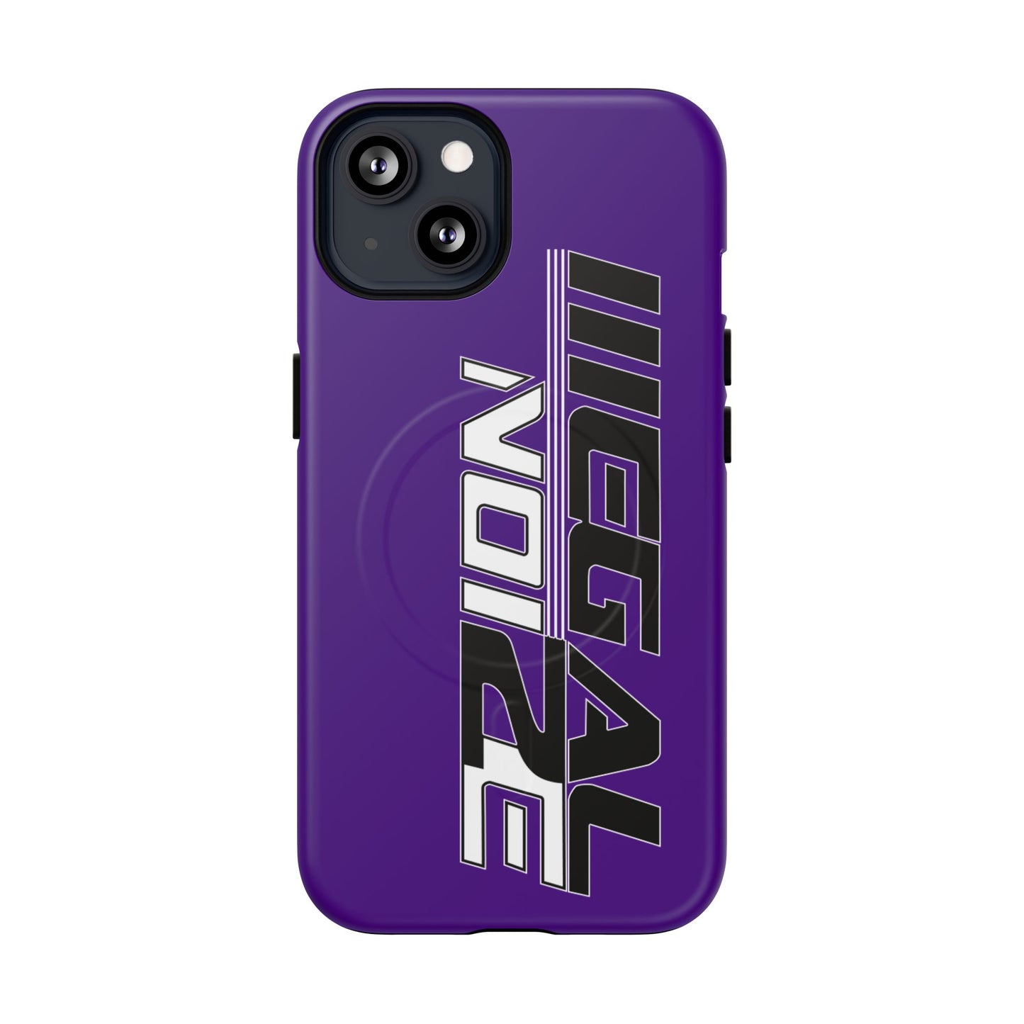 Illegal NoiZe Deep Purple Tough Magnetic iPhone Case