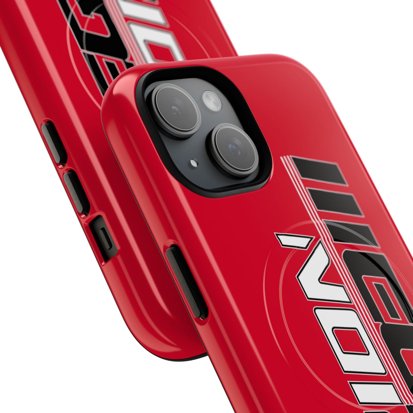 Illegal NoiZe Racing Red Tough Magnetic iPhone Case