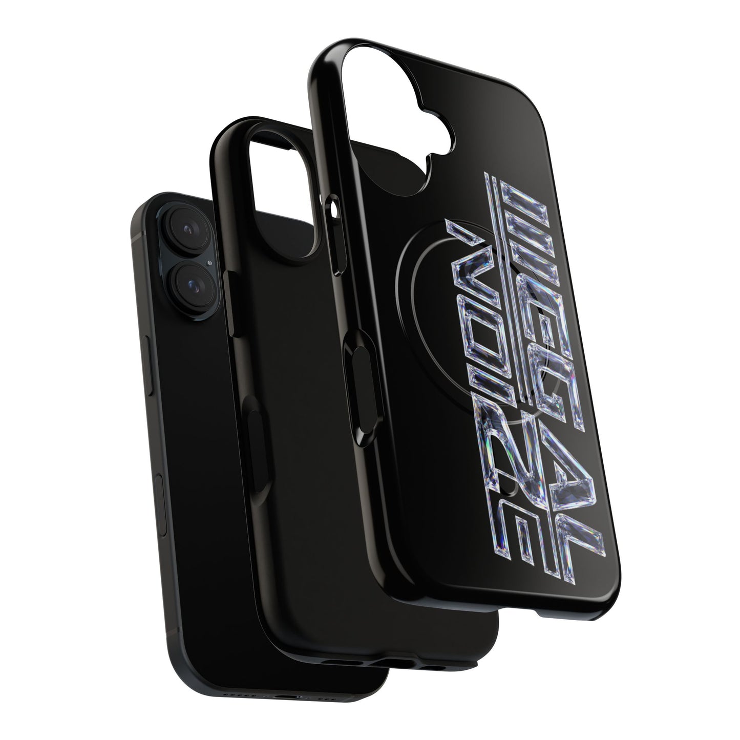 Illegal NoiZe Black Diamond Tough Magnetic iPhone Case