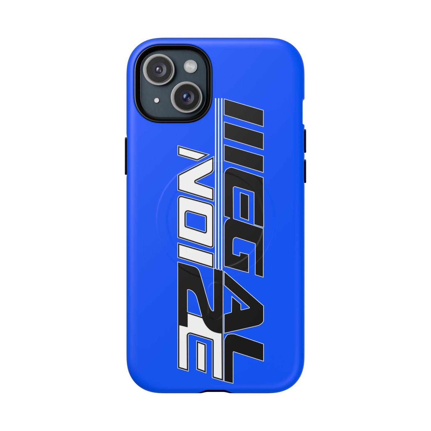Illegal NoiZe Electric Blue Tough Magnetic iPhone Case