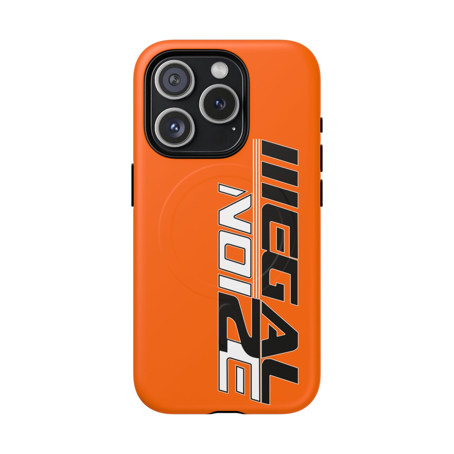Illegal NoiZe Cosmic Orange Tough Magnetic iPhone Case