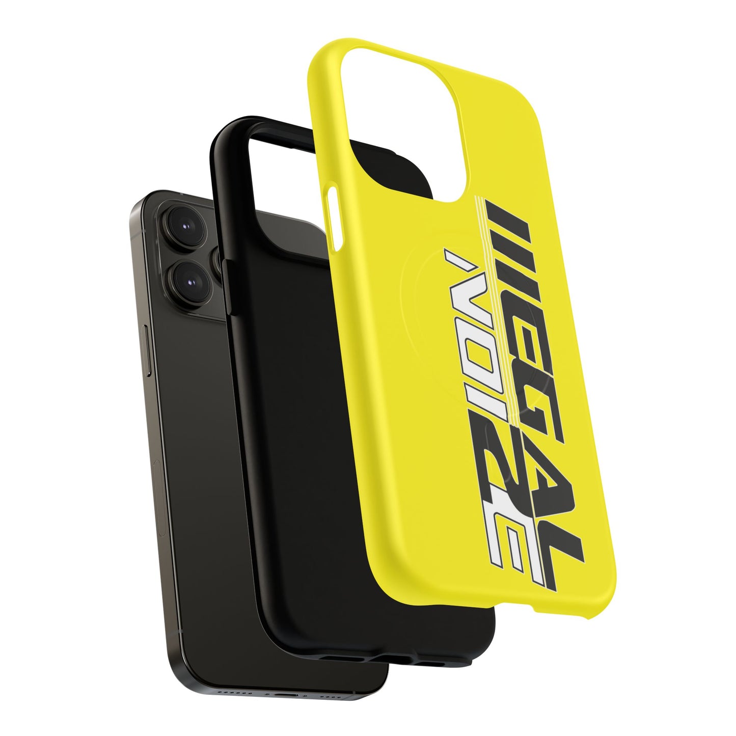 Illegal NoiZe Yellow Tough Magnetic iPhone Case
