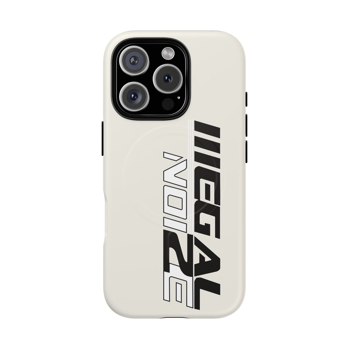 Illegal NoiZe Frost White Tough Magnetic iPhone Case