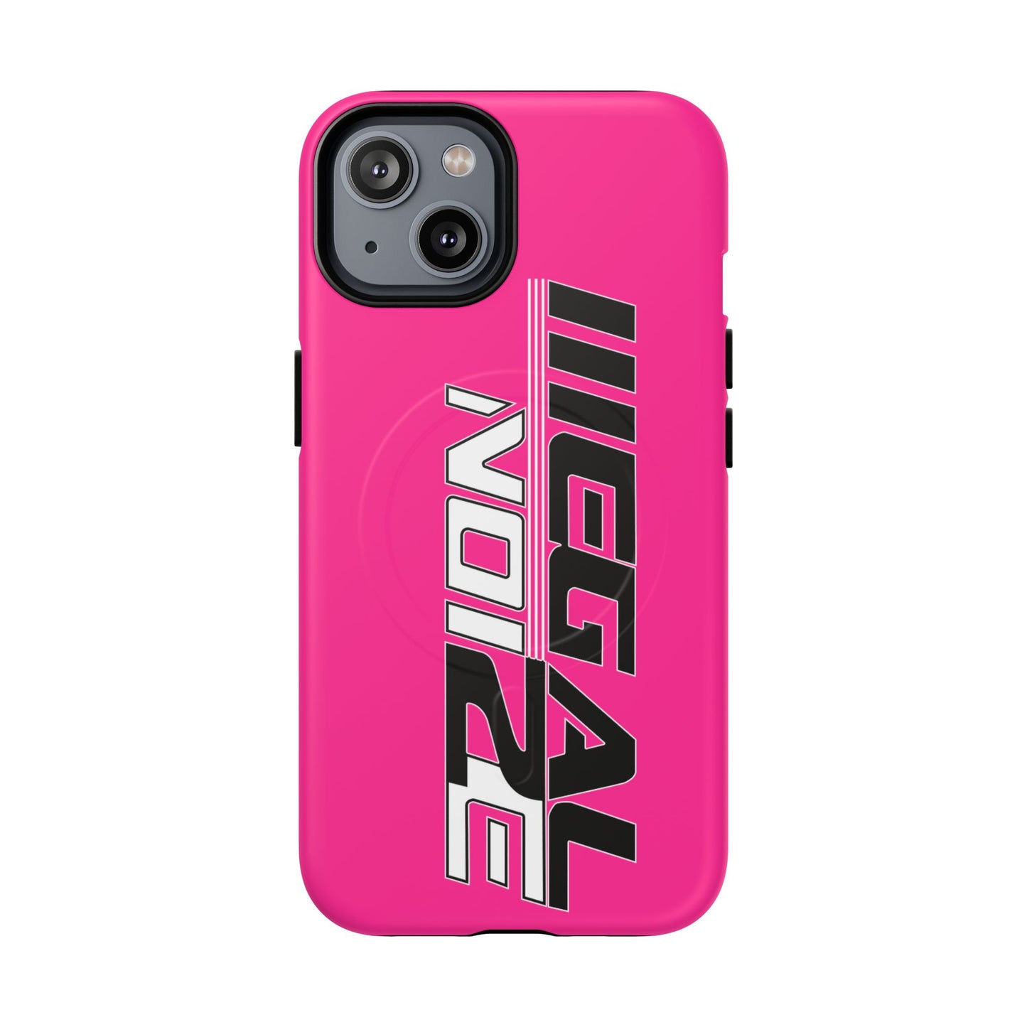 Illegal NoiZe Hot Pink Tough Magnetic iPhone Case