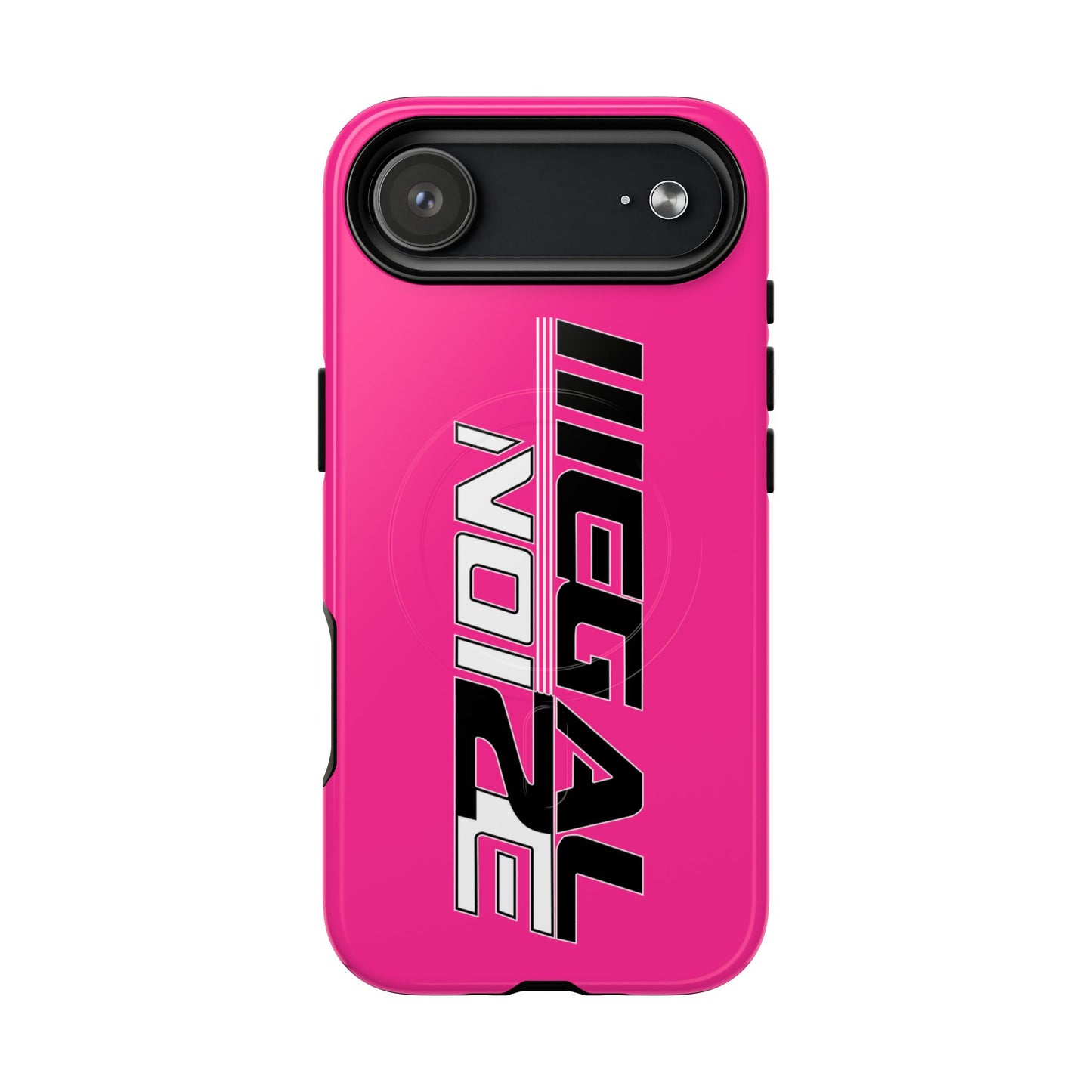 Illegal NoiZe Hot Pink Tough Magnetic iPhone Case