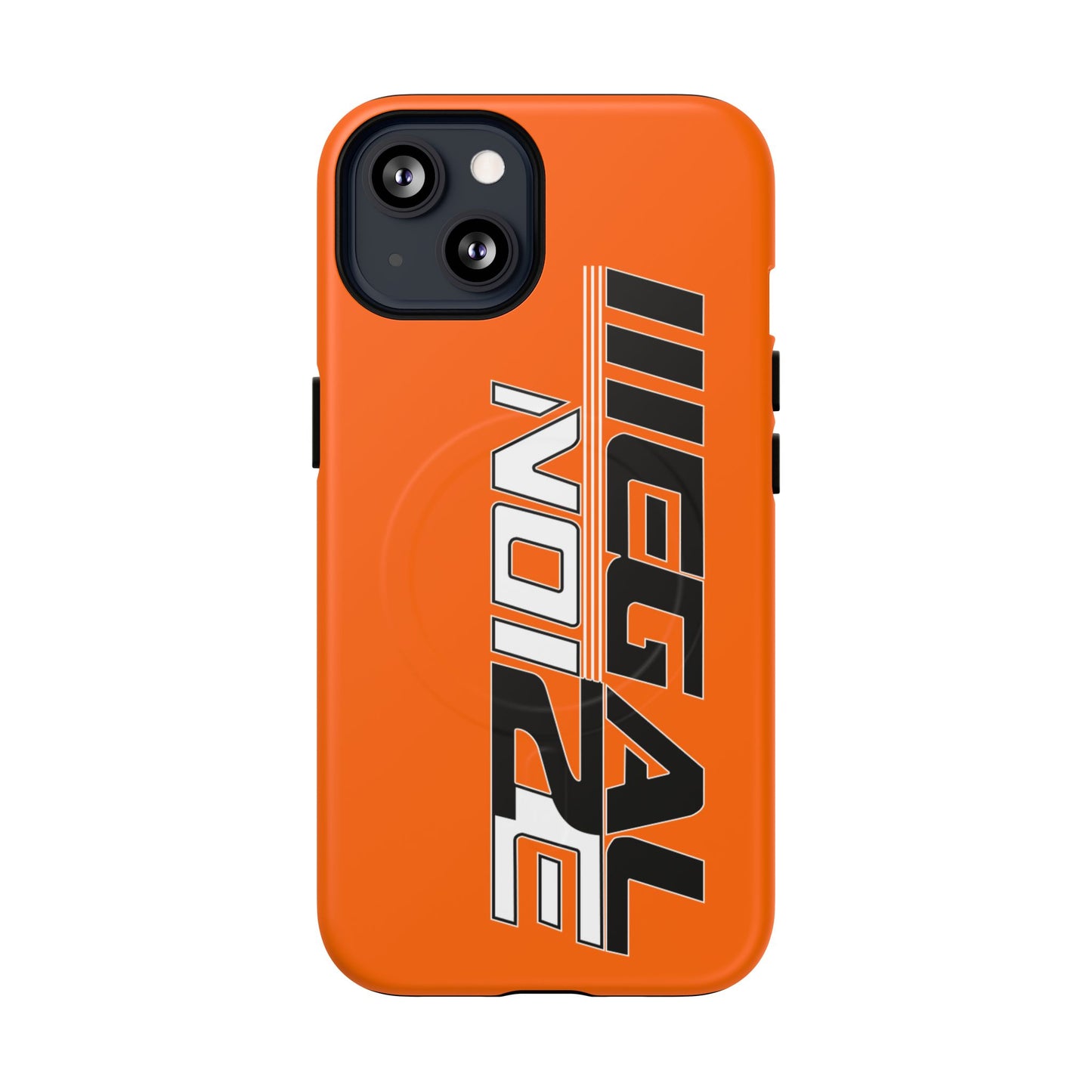 Illegal NoiZe Cosmic Orange Tough Magnetic iPhone Case