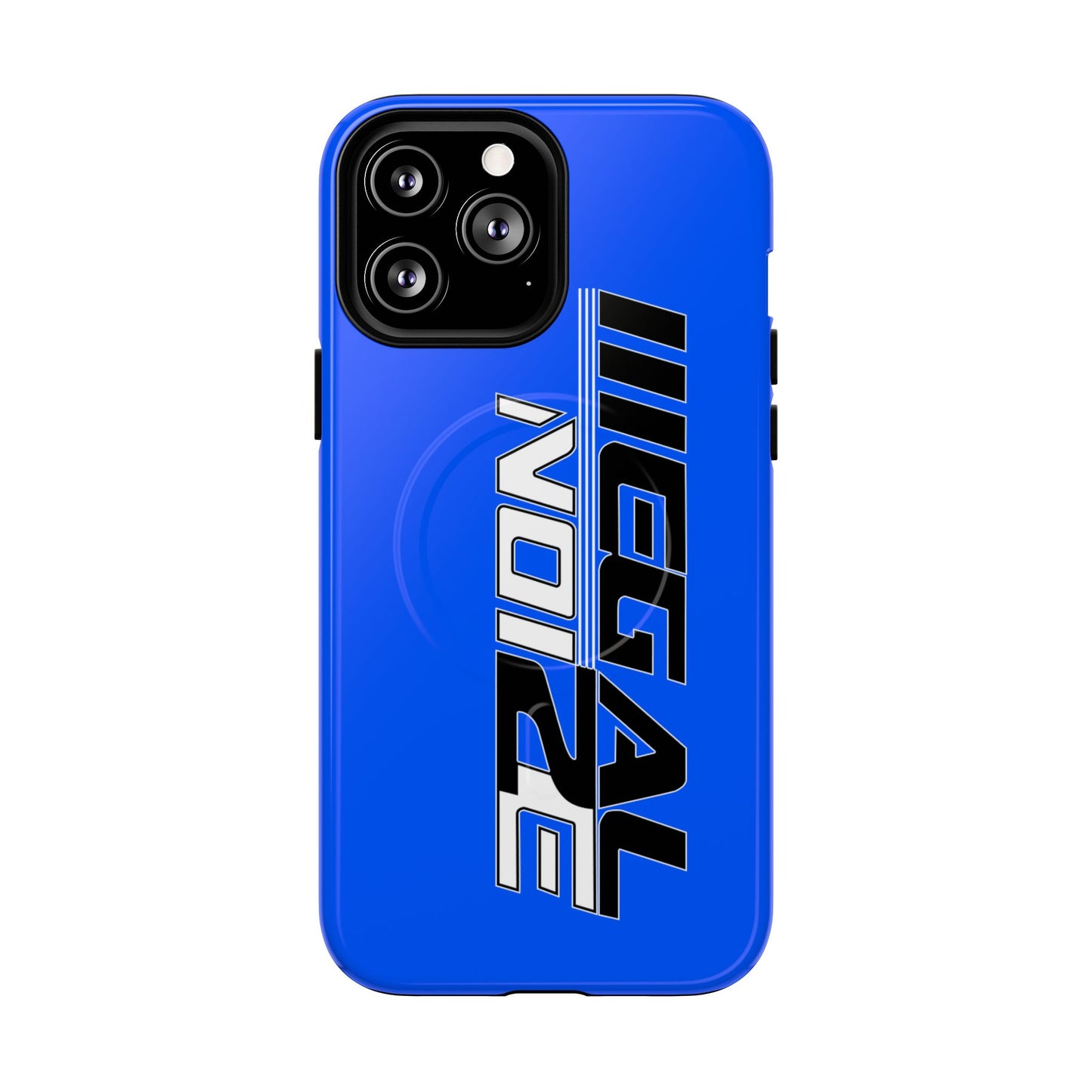Illegal NoiZe Electric Blue Tough Magnetic iPhone Case
