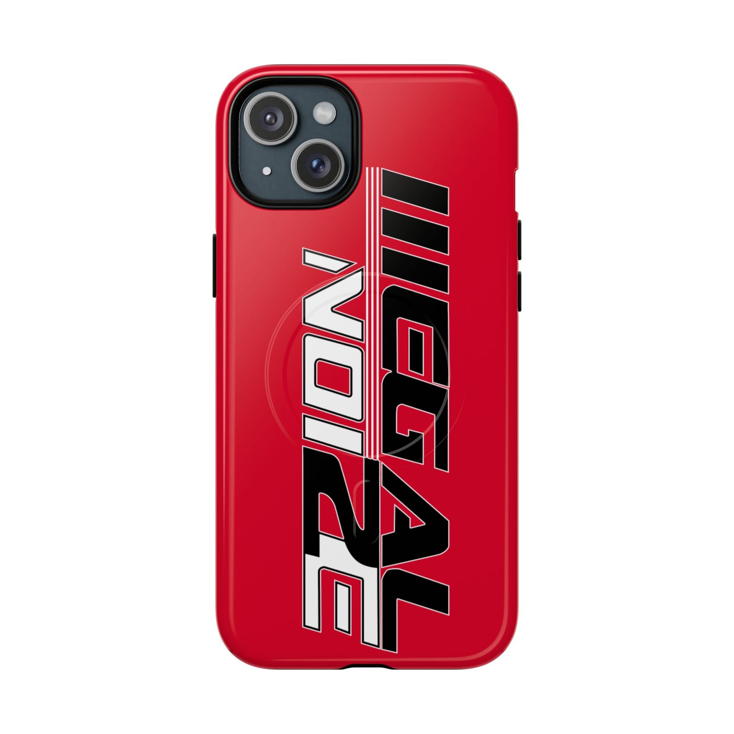 Illegal NoiZe Racing Red Tough Magnetic iPhone Case