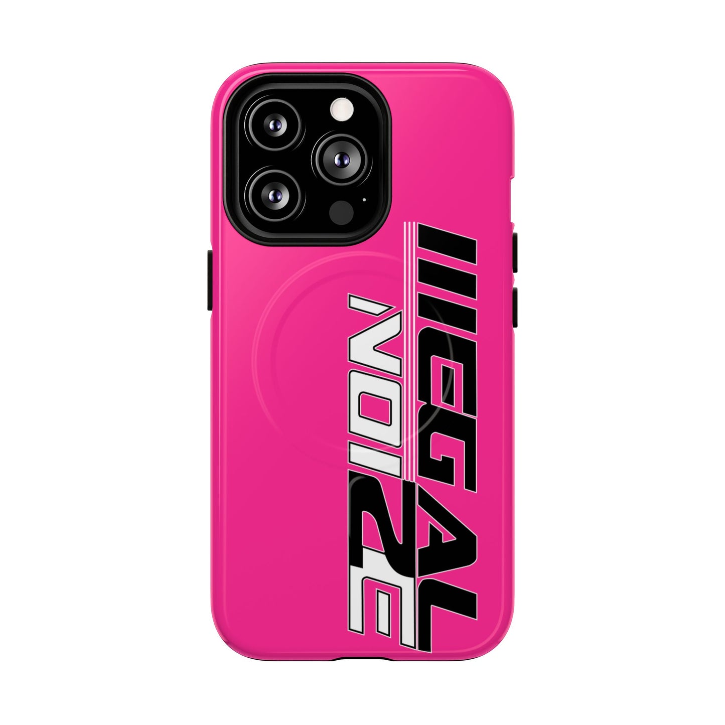 Illegal NoiZe Hot Pink Tough Magnetic iPhone Case
