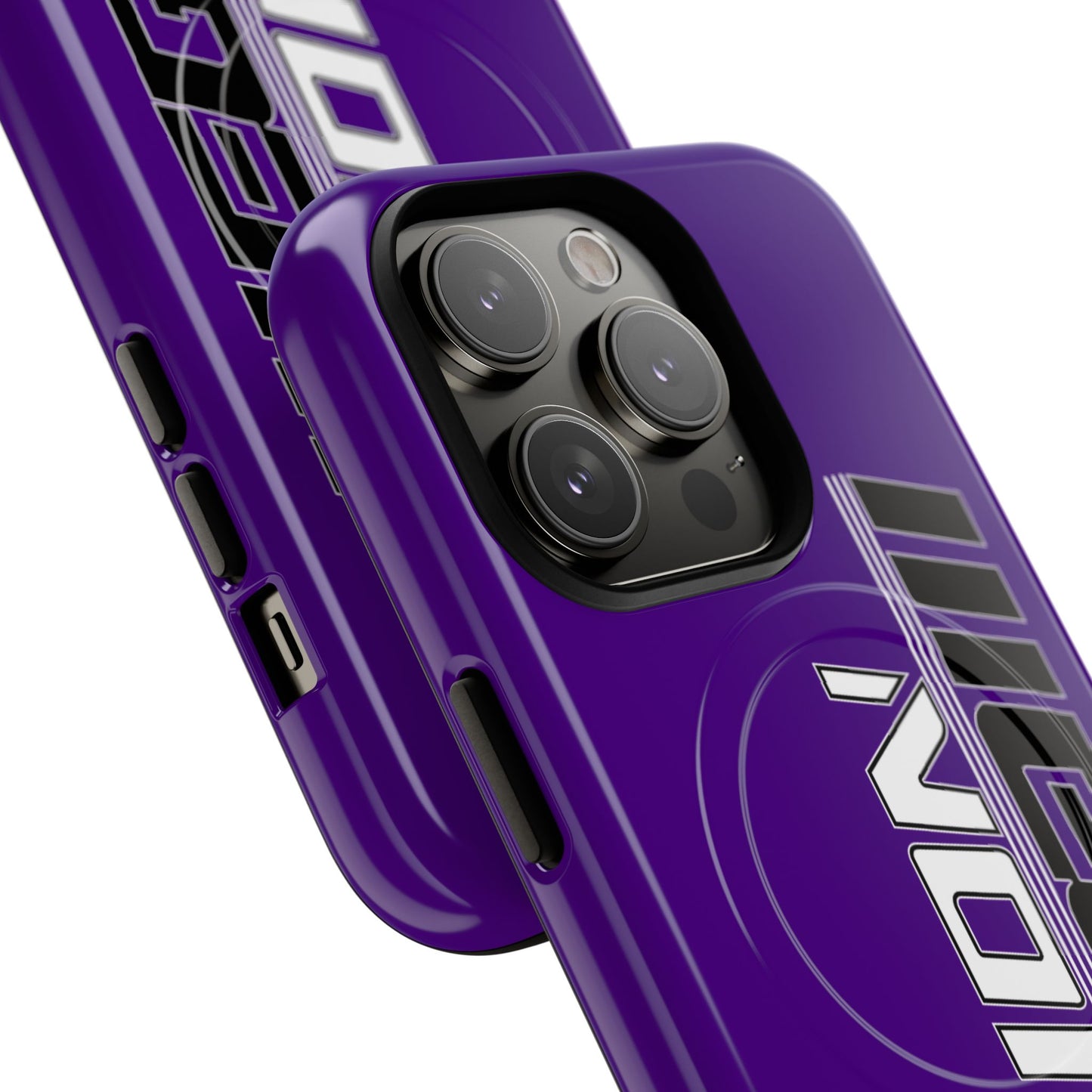 Illegal NoiZe Deep Purple Tough Magnetic iPhone Case