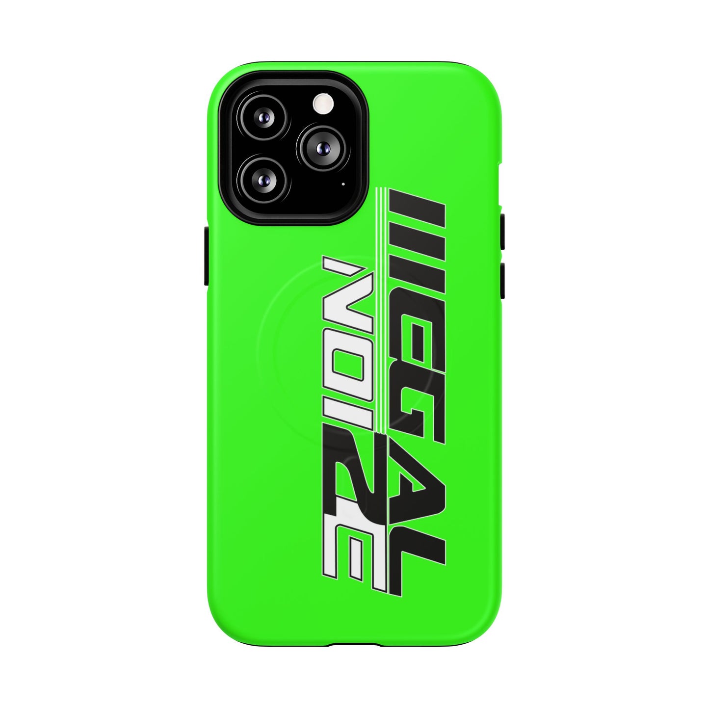 Illegal NoiZe Neon Green Tough Magnetic iPhone Case