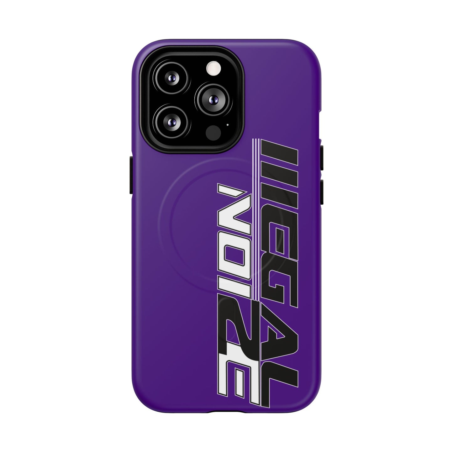 Illegal NoiZe Deep Purple Tough Magnetic iPhone Case