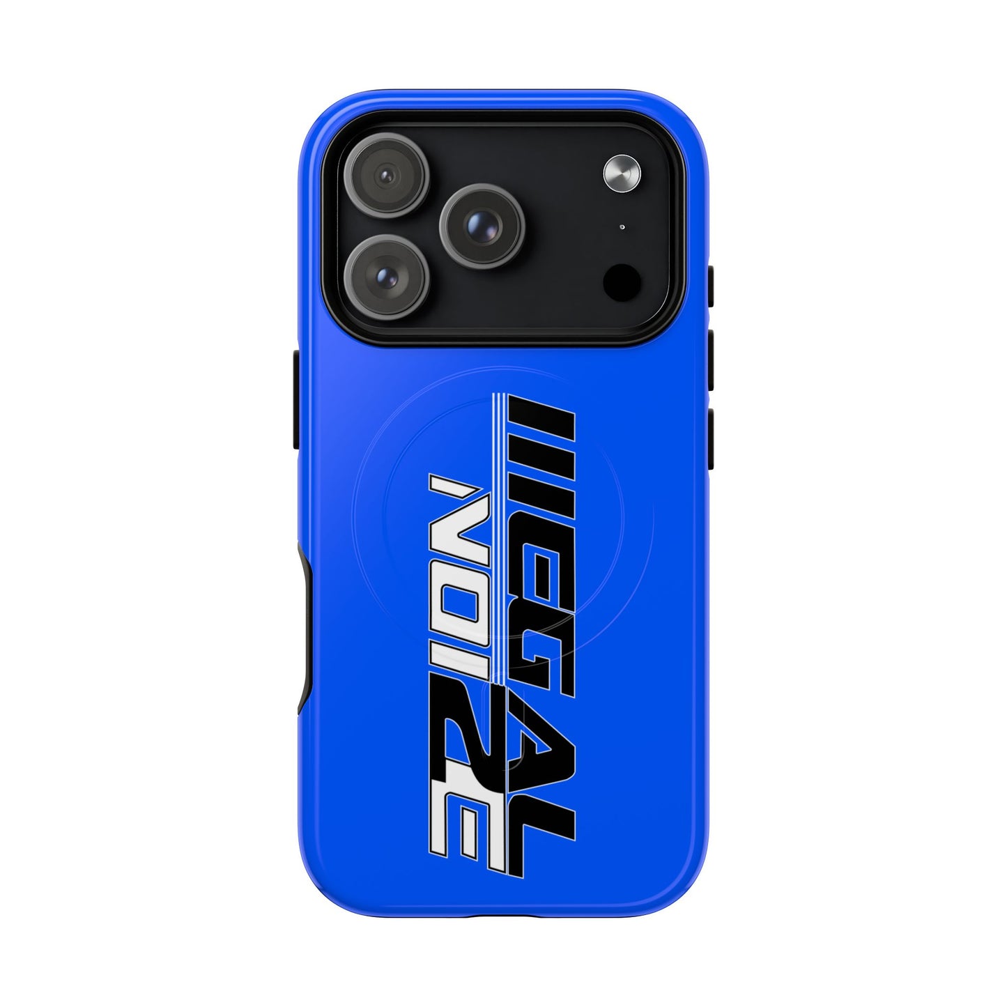 Illegal NoiZe Electric Blue Tough Magnetic iPhone Case