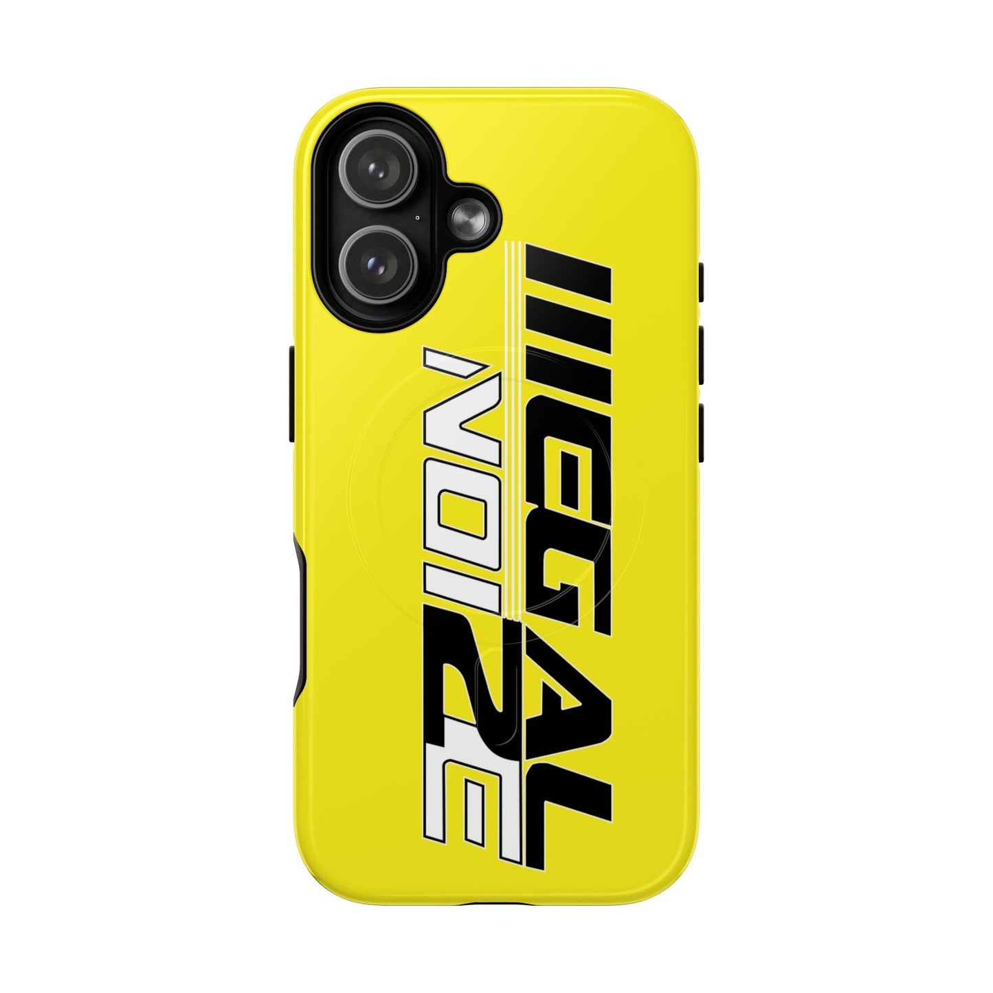 Illegal NoiZe Yellow Tough Magnetic iPhone Case