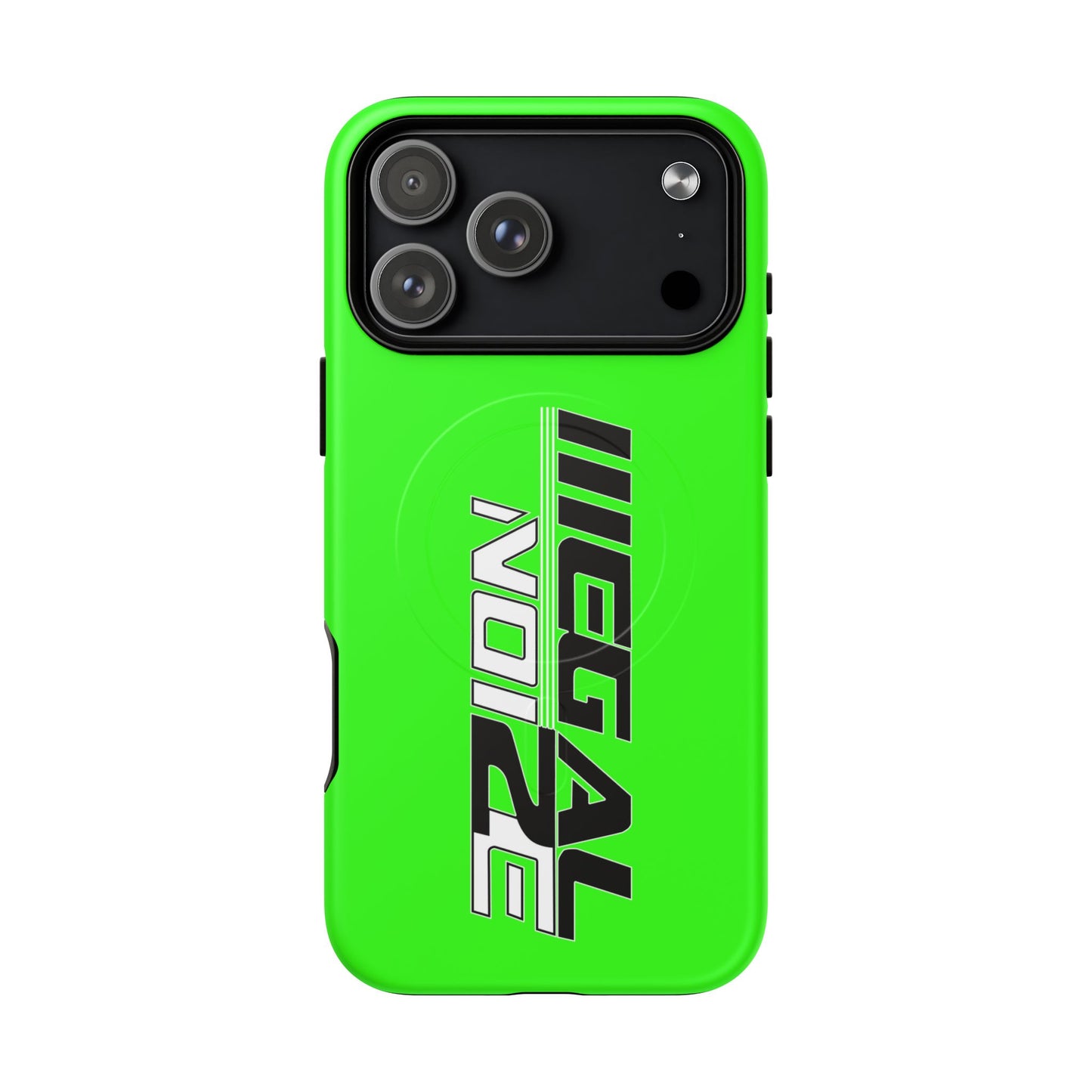 Illegal NoiZe Neon Green Tough Magnetic iPhone Case