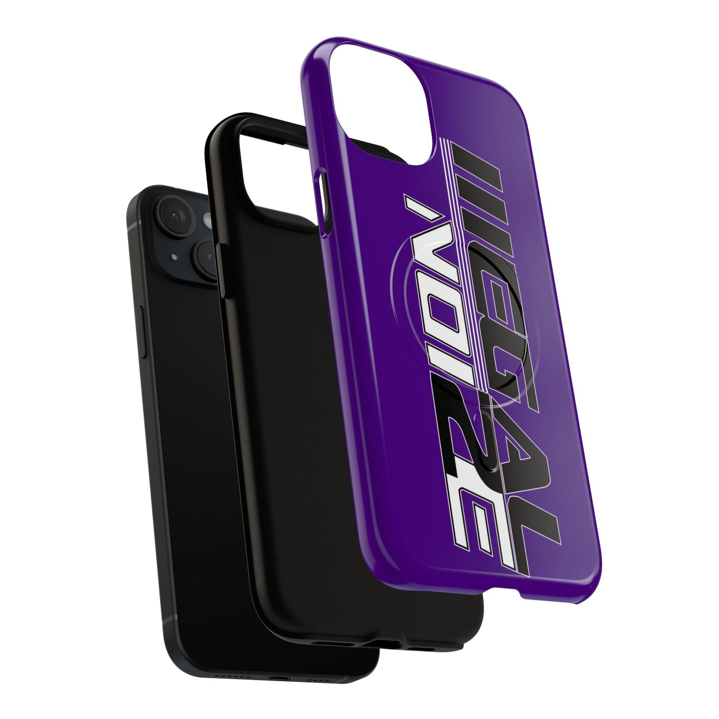 Illegal NoiZe Deep Purple Tough Magnetic iPhone Case