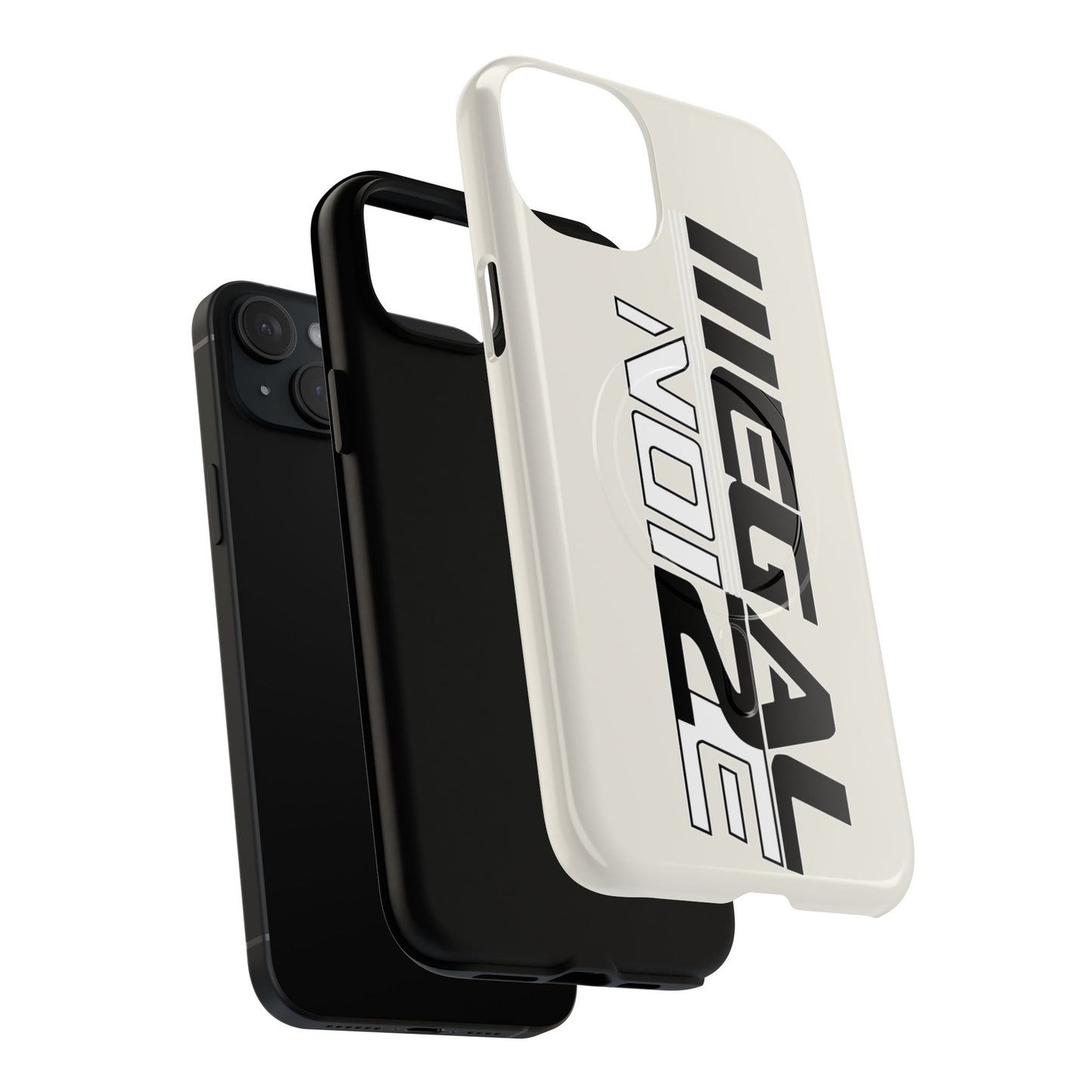 Illegal NoiZe Frost White Tough Magnetic iPhone Case