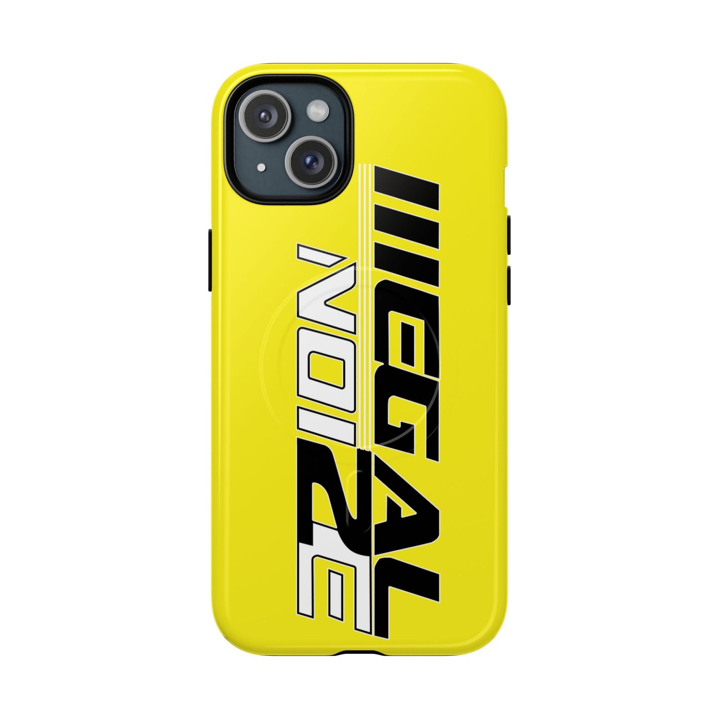 Illegal NoiZe Yellow Tough Magnetic iPhone Case