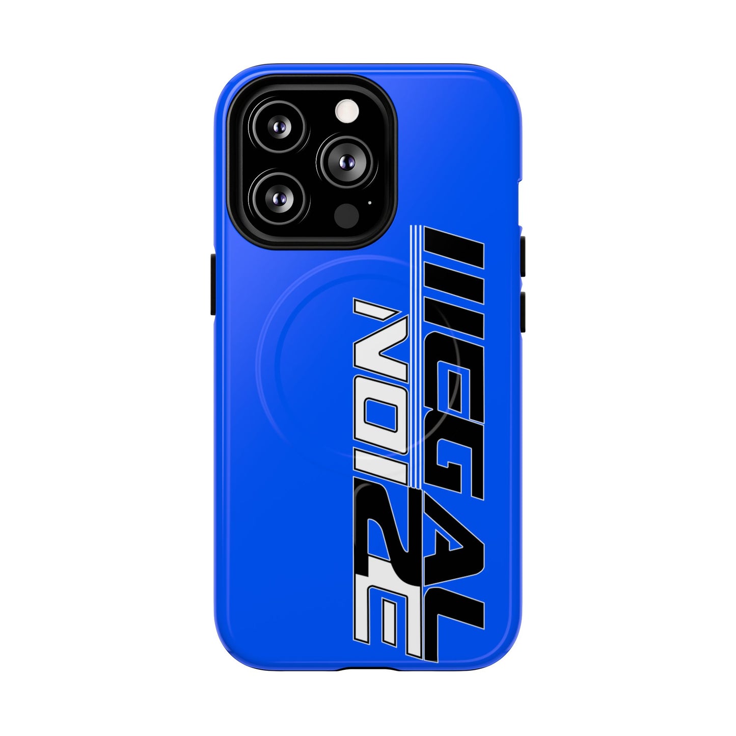 Illegal NoiZe Electric Blue Tough Magnetic iPhone Case