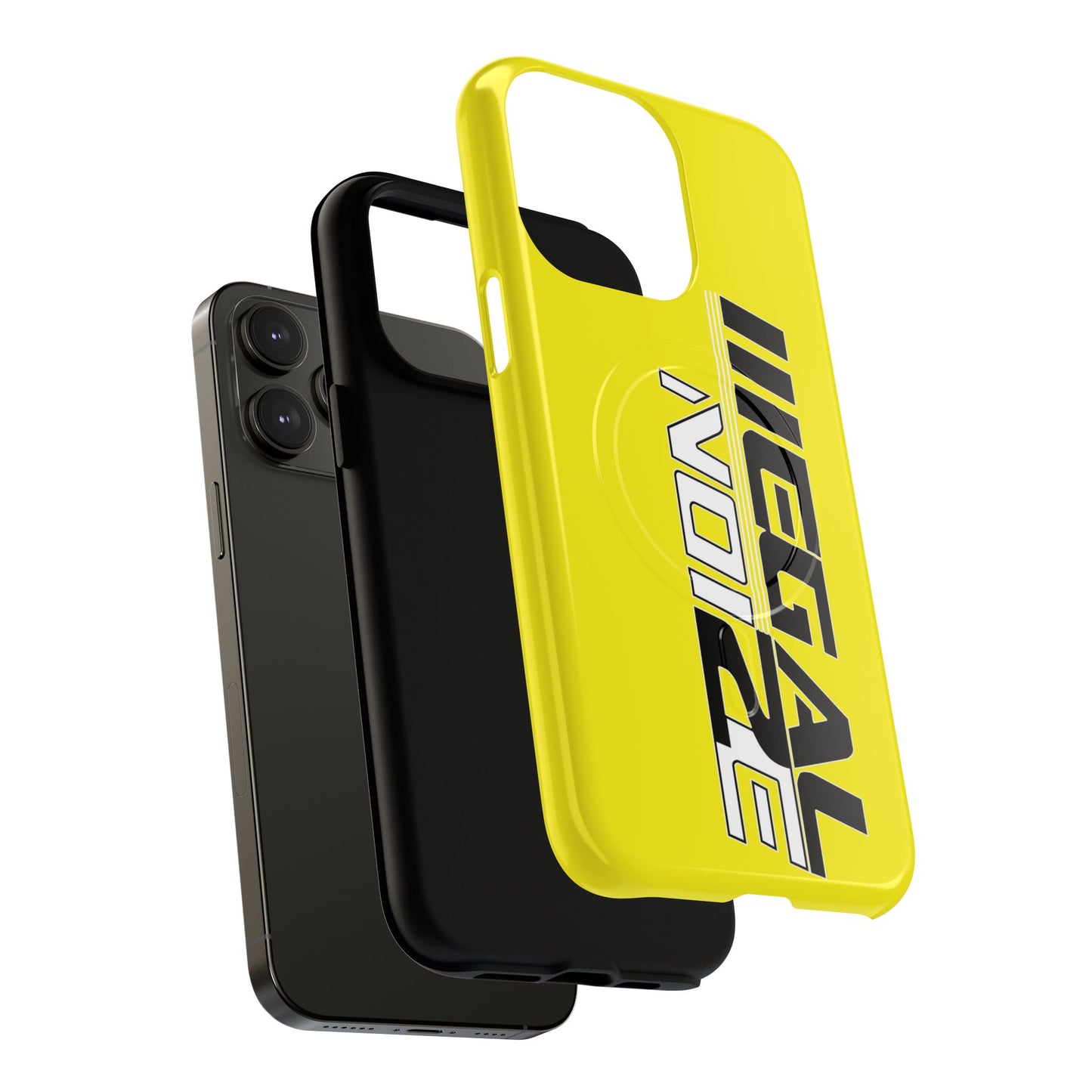 Illegal NoiZe Yellow Tough Magnetic iPhone Case