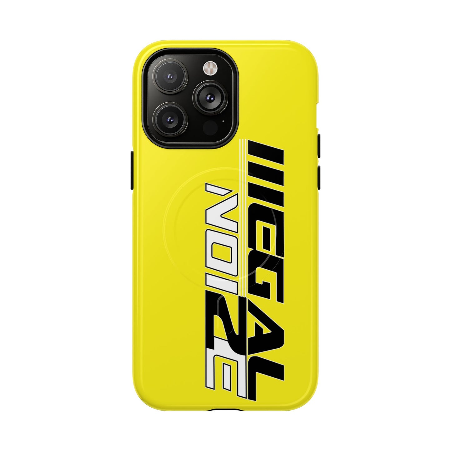 Illegal NoiZe Yellow Tough Magnetic iPhone Case
