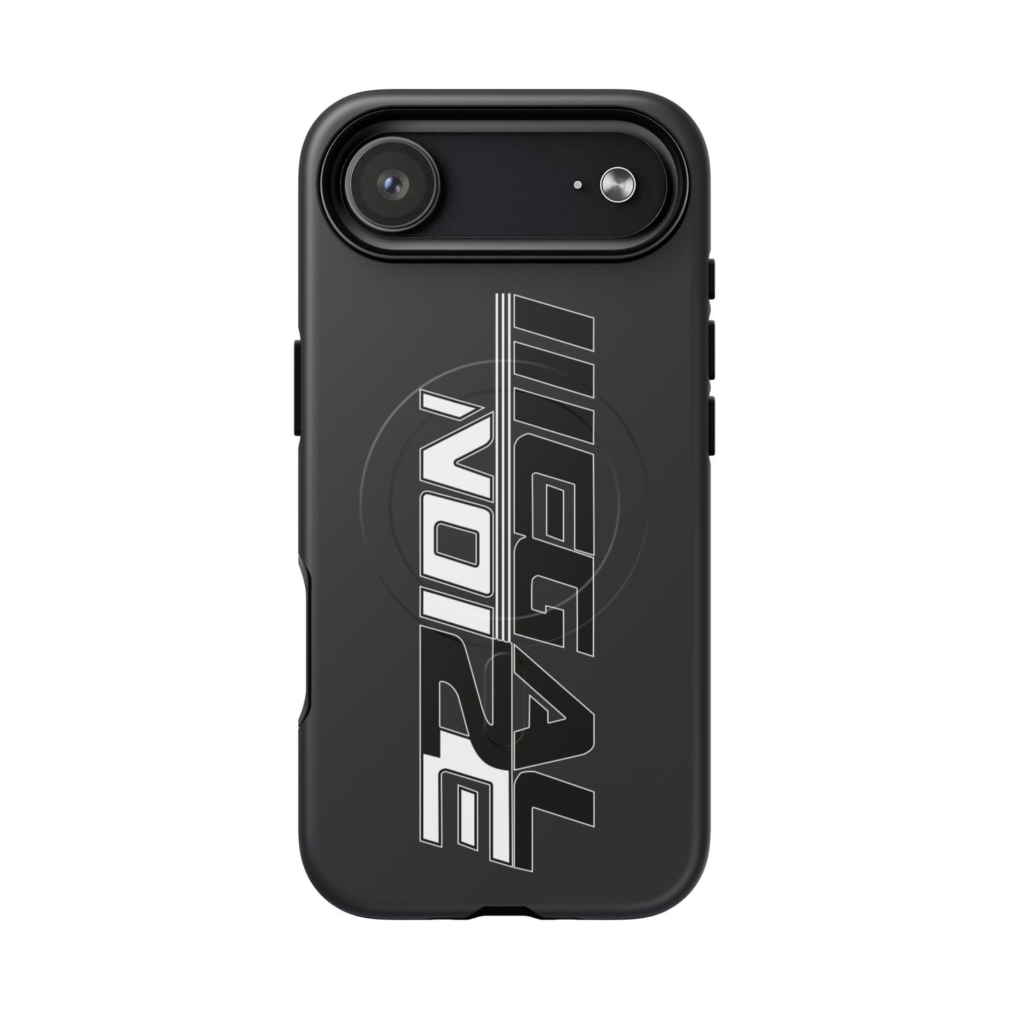 Illegal NoiZe Gunmetal Graphite Tough Magnetic iPhone Case