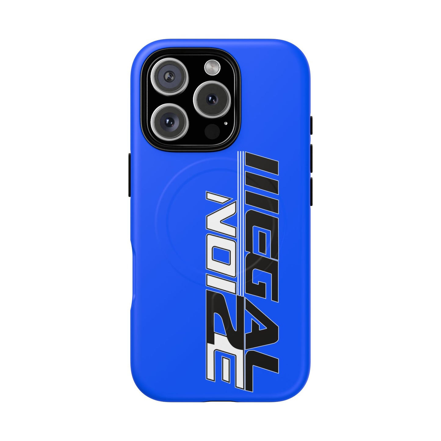 Illegal NoiZe Electric Blue Tough Magnetic iPhone Case